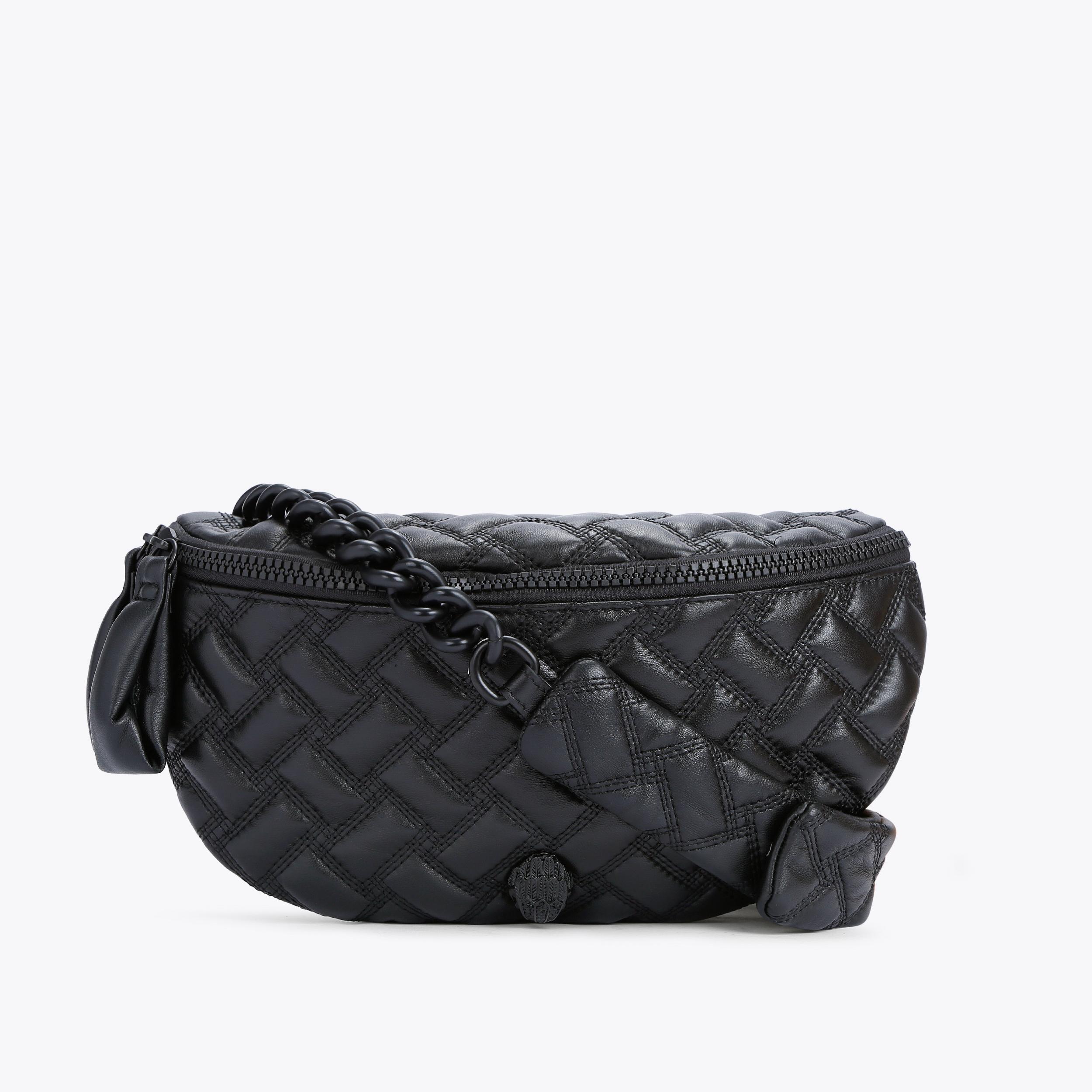 KENSINGTON DRENCH BELTBAG Black Quilted Drench Kensington Belt Bag