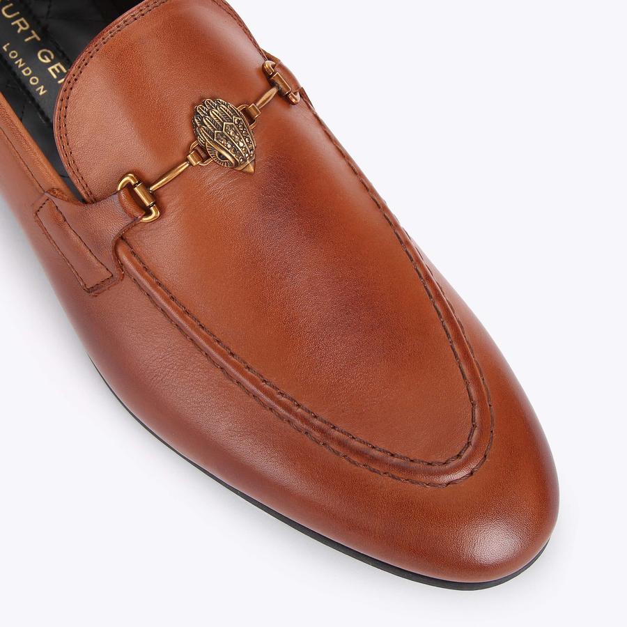 Kurt geiger tan loafers hot sale