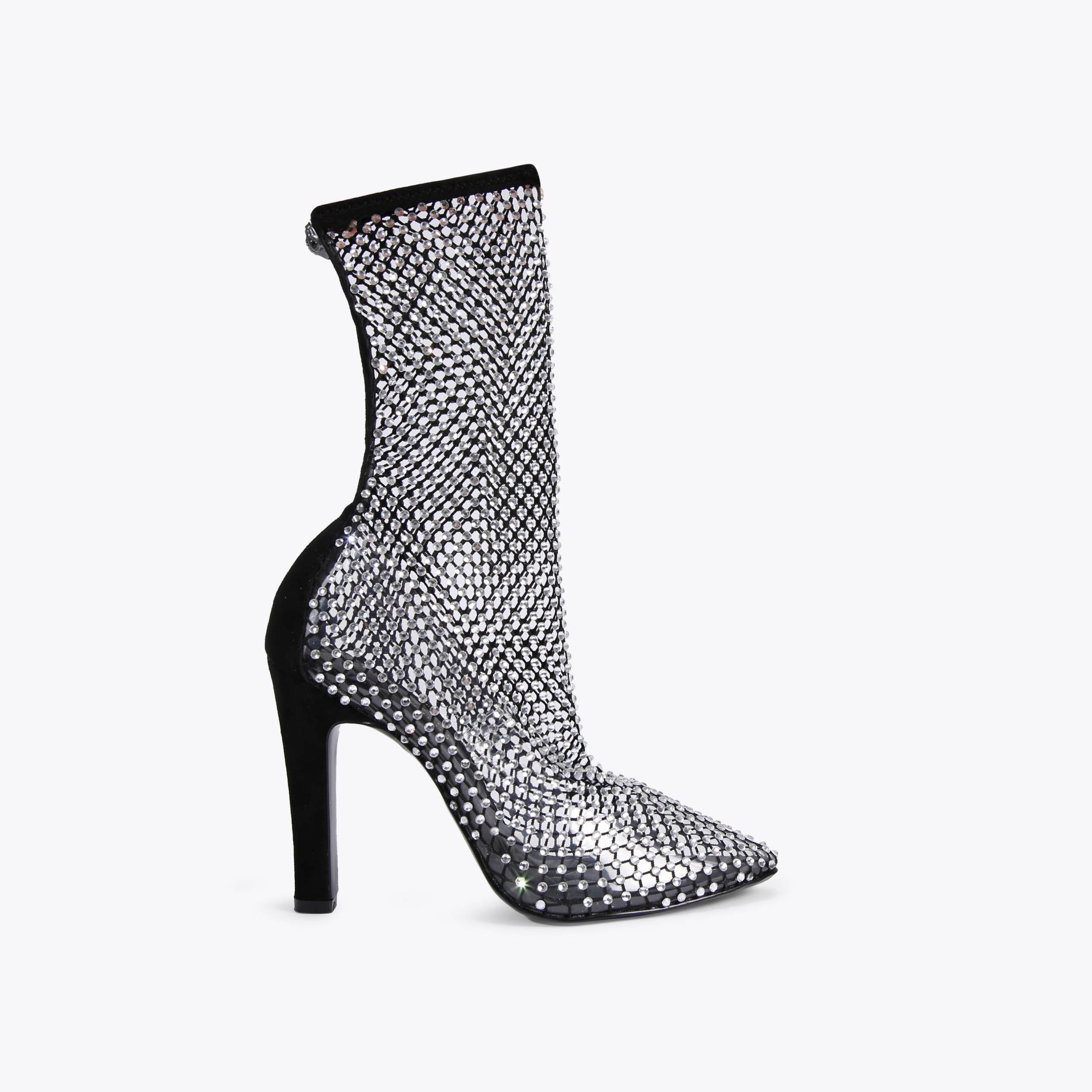 Mesh on sale ankle booties