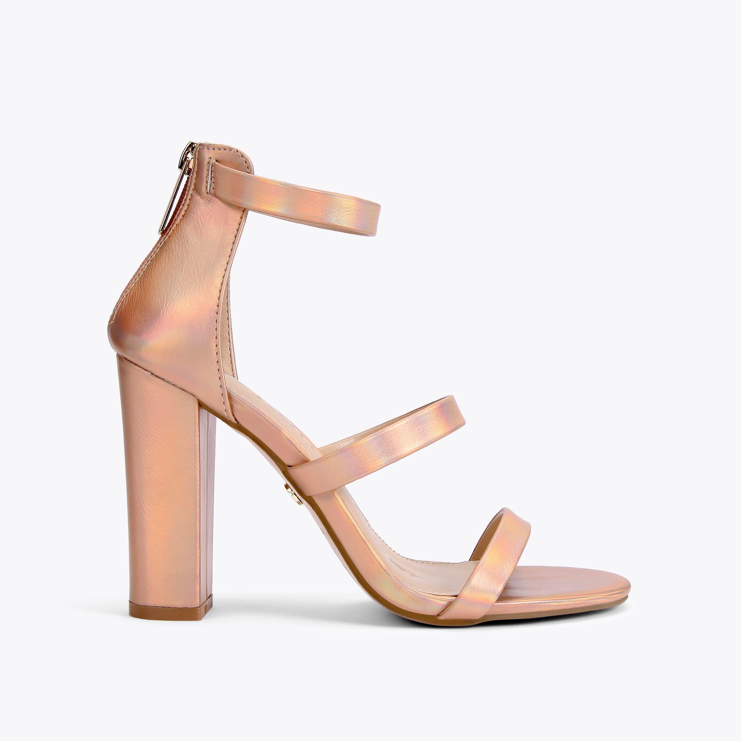 Kurt geiger rose gold on sale sandals