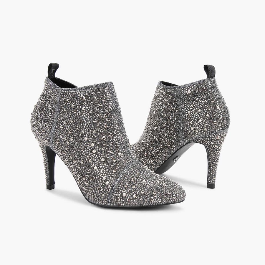 SKYLA Crystal Pewter Ankle Boot by KG KURT GEIGER