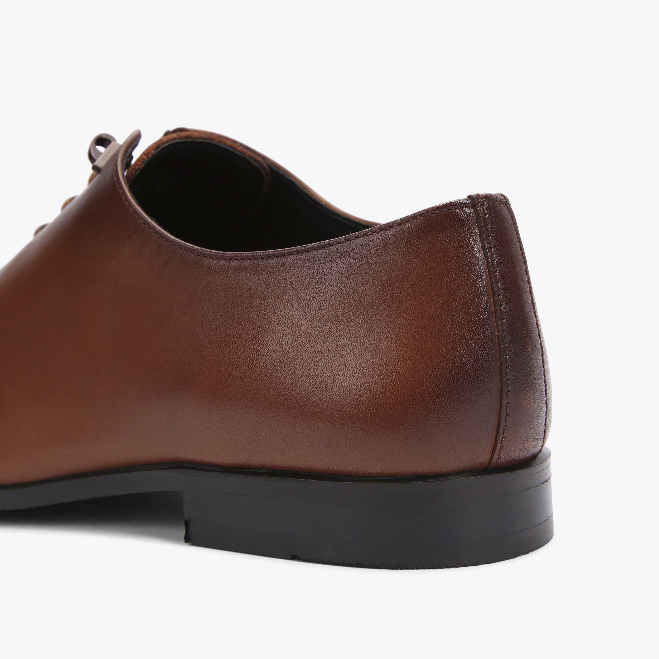 HERO Tan Leather Lace Up Formal Shoe by KURT GEIGER LONDON