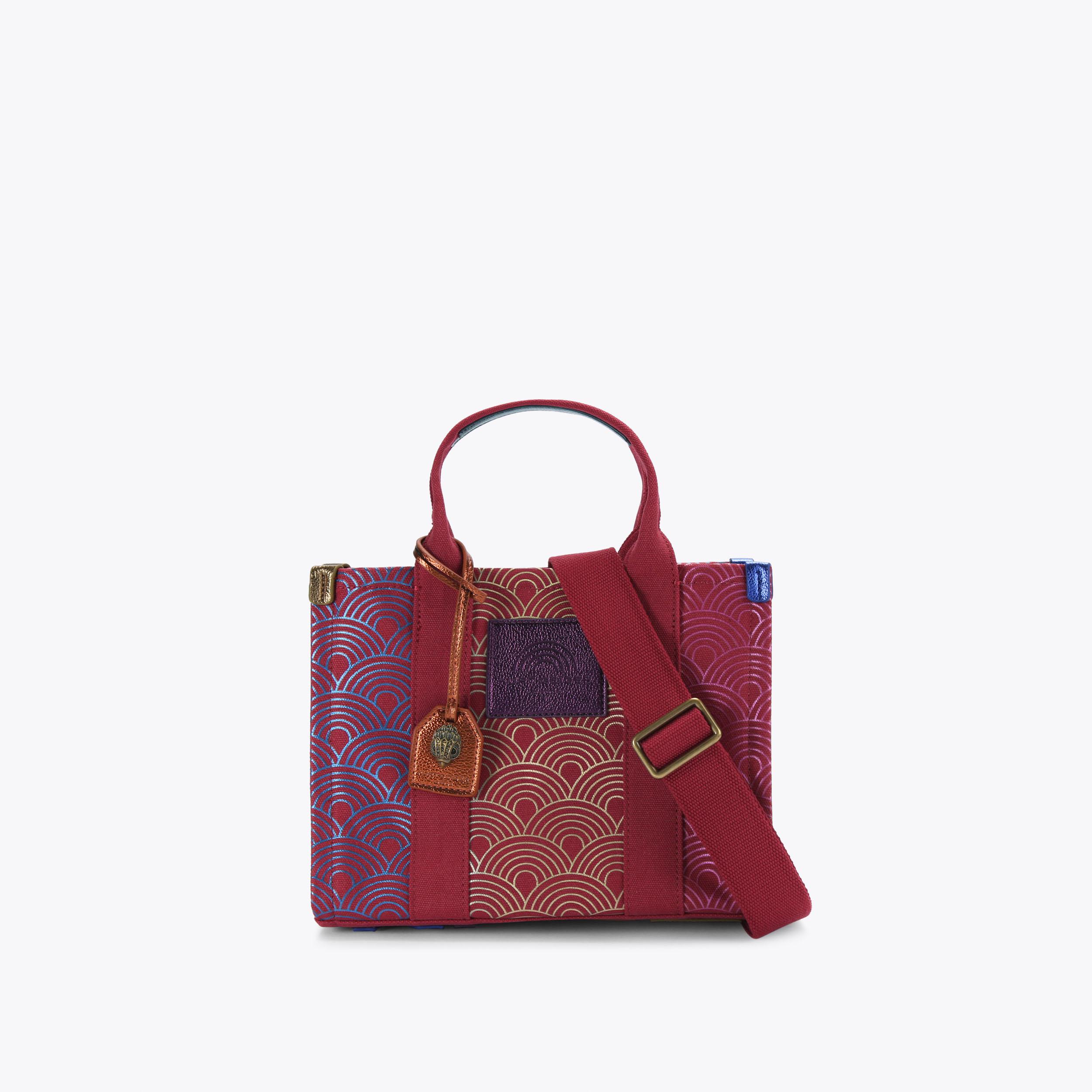 Small red tote bag on sale