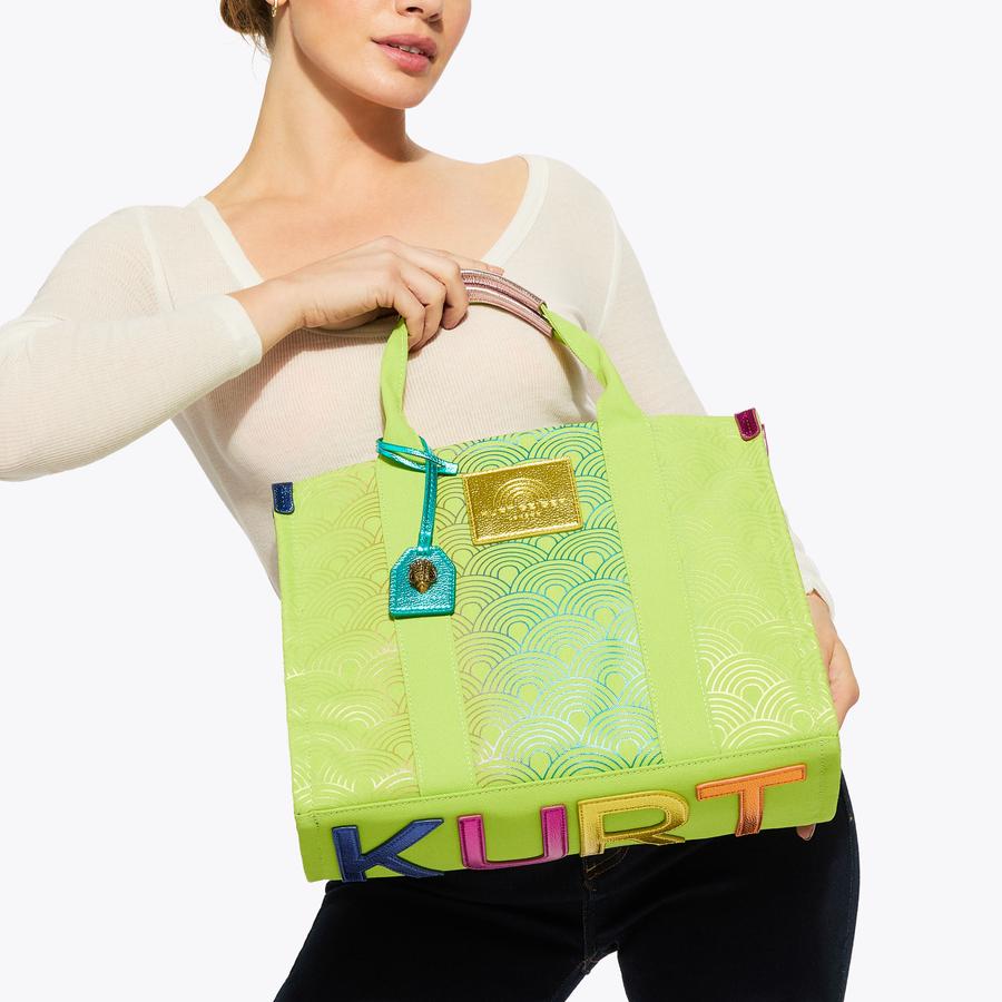 SOUTHBANK TOTE Lime Tote Bag by KURT GEIGER LONDON