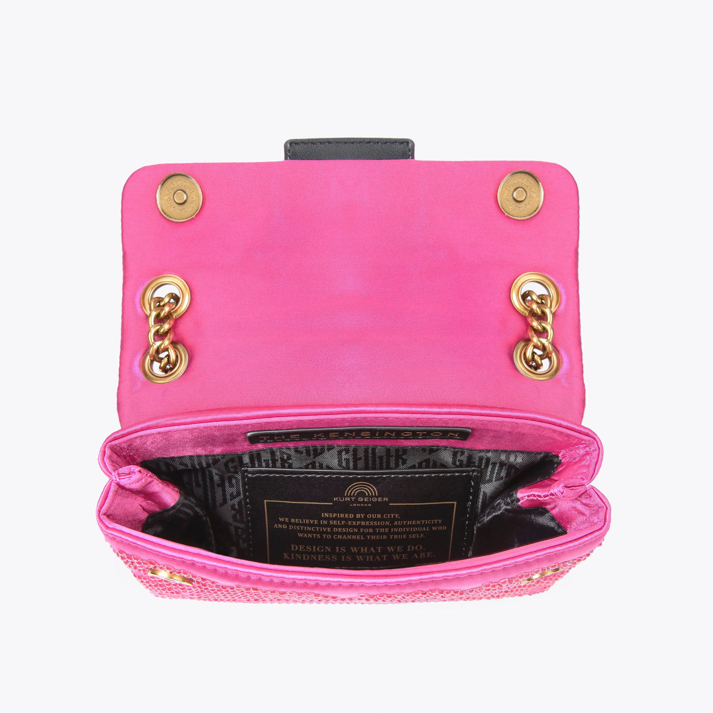 kurt geiger mini kensington bag pink