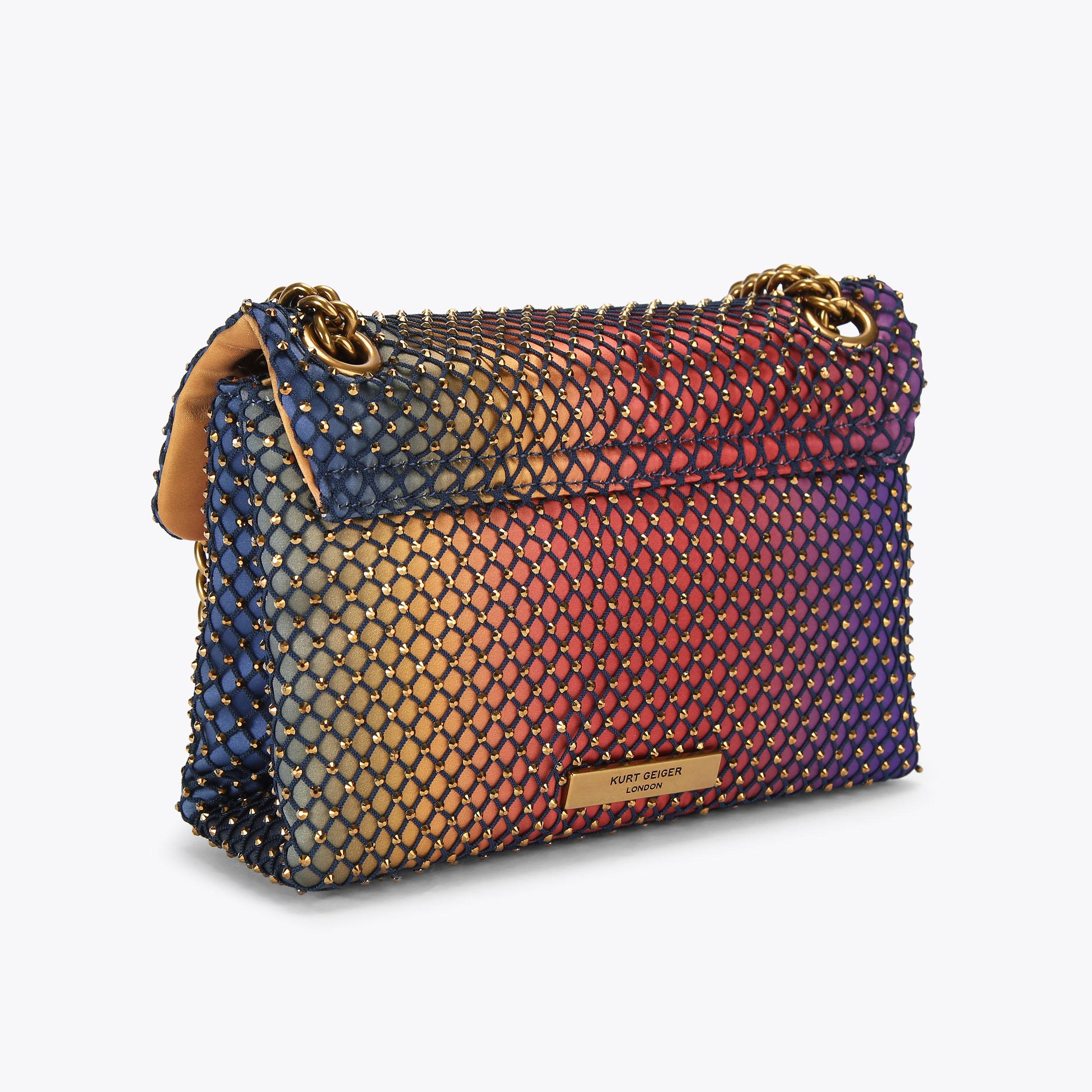 【WV PROJECT】★男女兼用★HAPPY DYEING MINI BAG FABRIC MINI KENSINGTON X Ombre Cross Body Purse by KURT