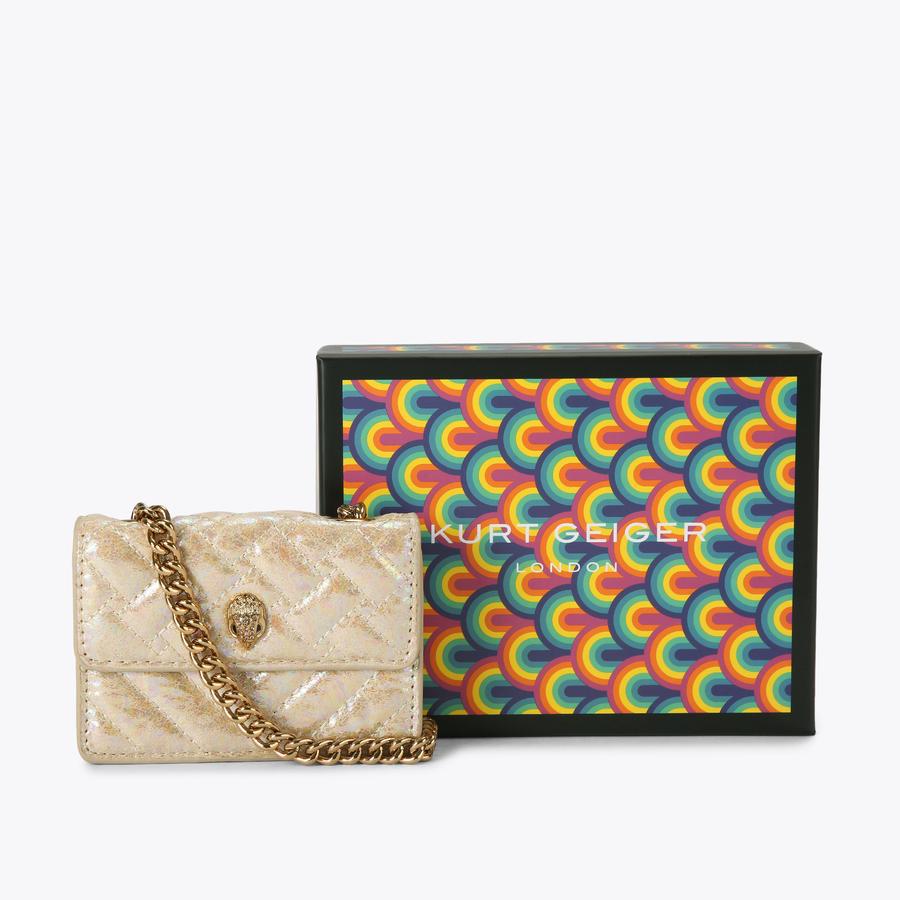 MICRO KENSINGTON Iridescent Cross Body Bag by KURT GEIGER LONDON