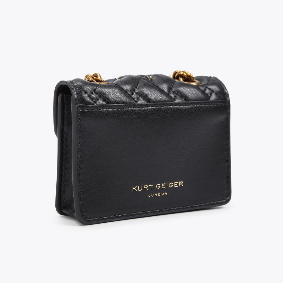 MICRO KENSINGTON EYE Black Micro Eye Cross Body by KURT GEIGER LONDON