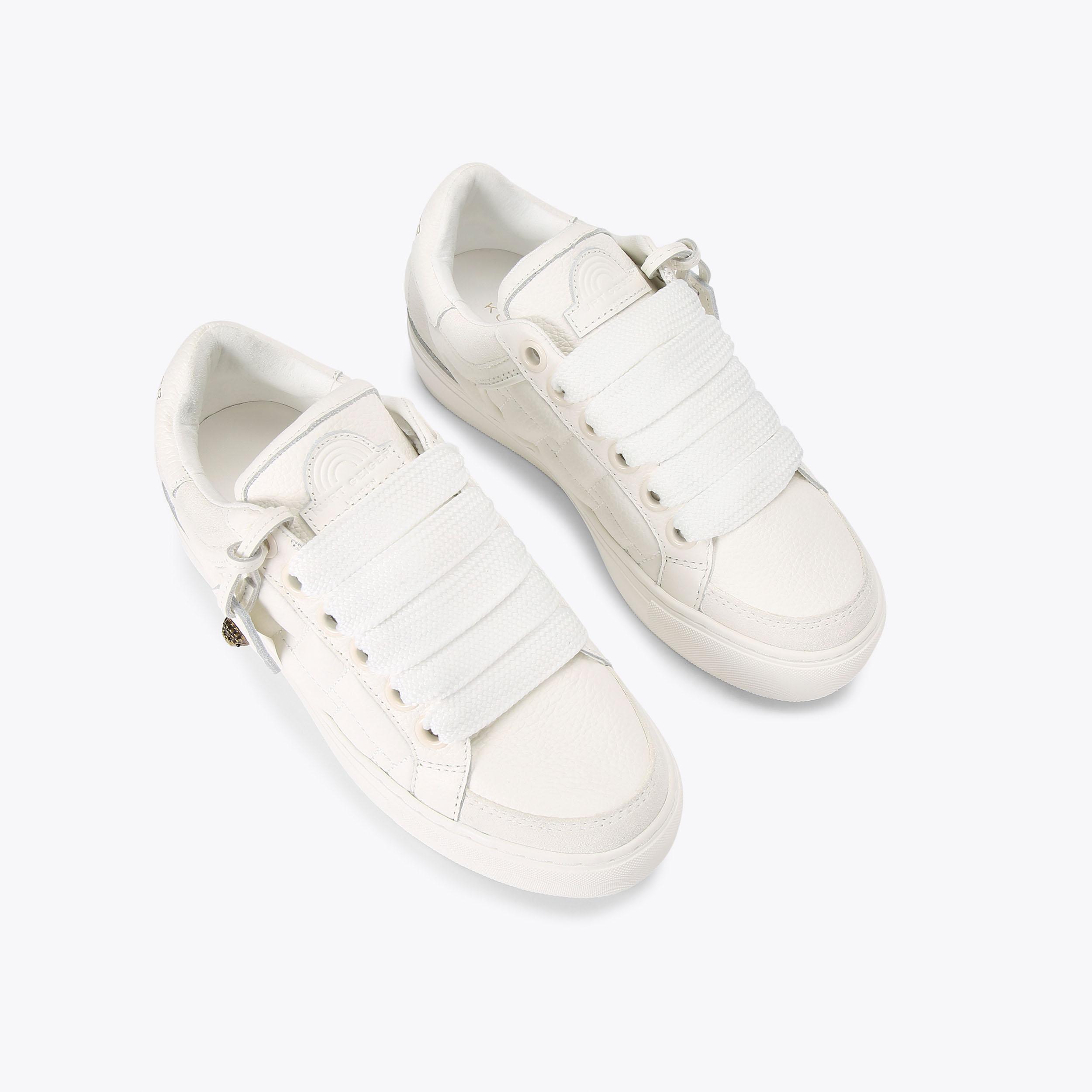 Kurt geiger cheap earl trainers white