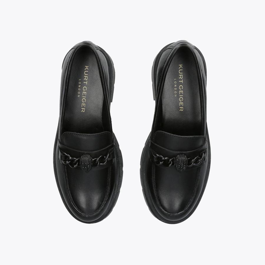 KGL CHELSEA CHUNKY Black Chunky Loafer by KURT GEIGER LONDON