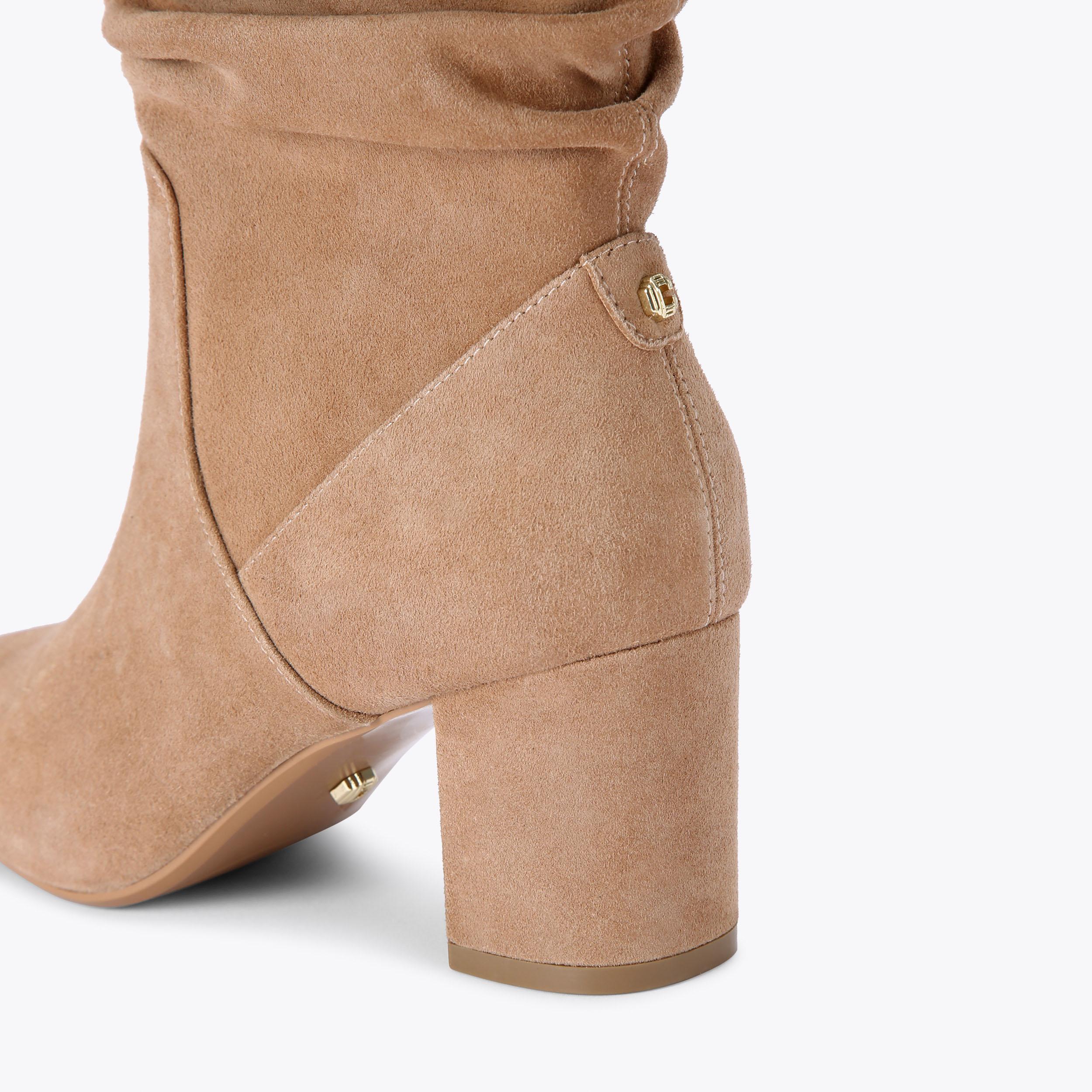 Slouch ankle boots store tan