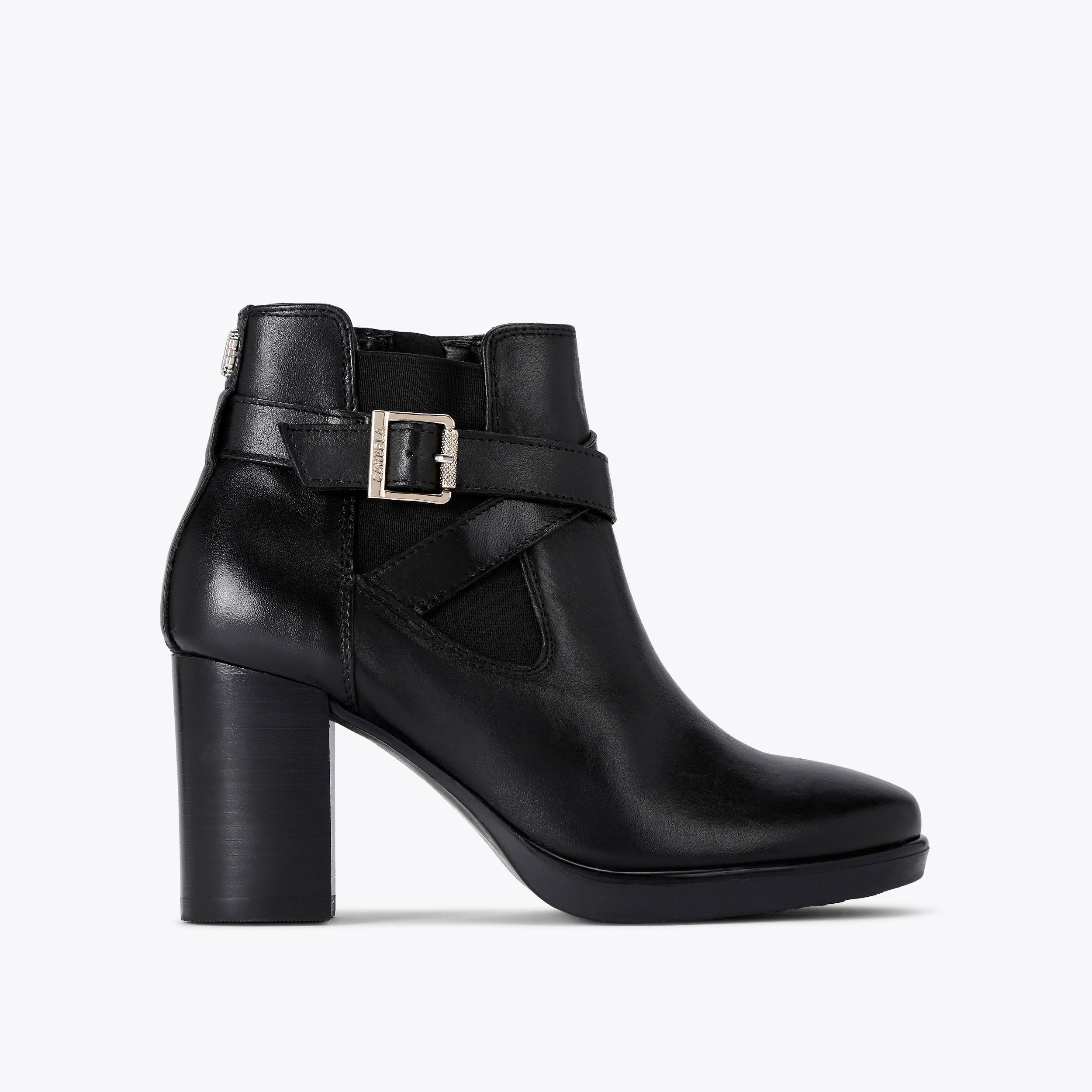 Black boots with silver best sale