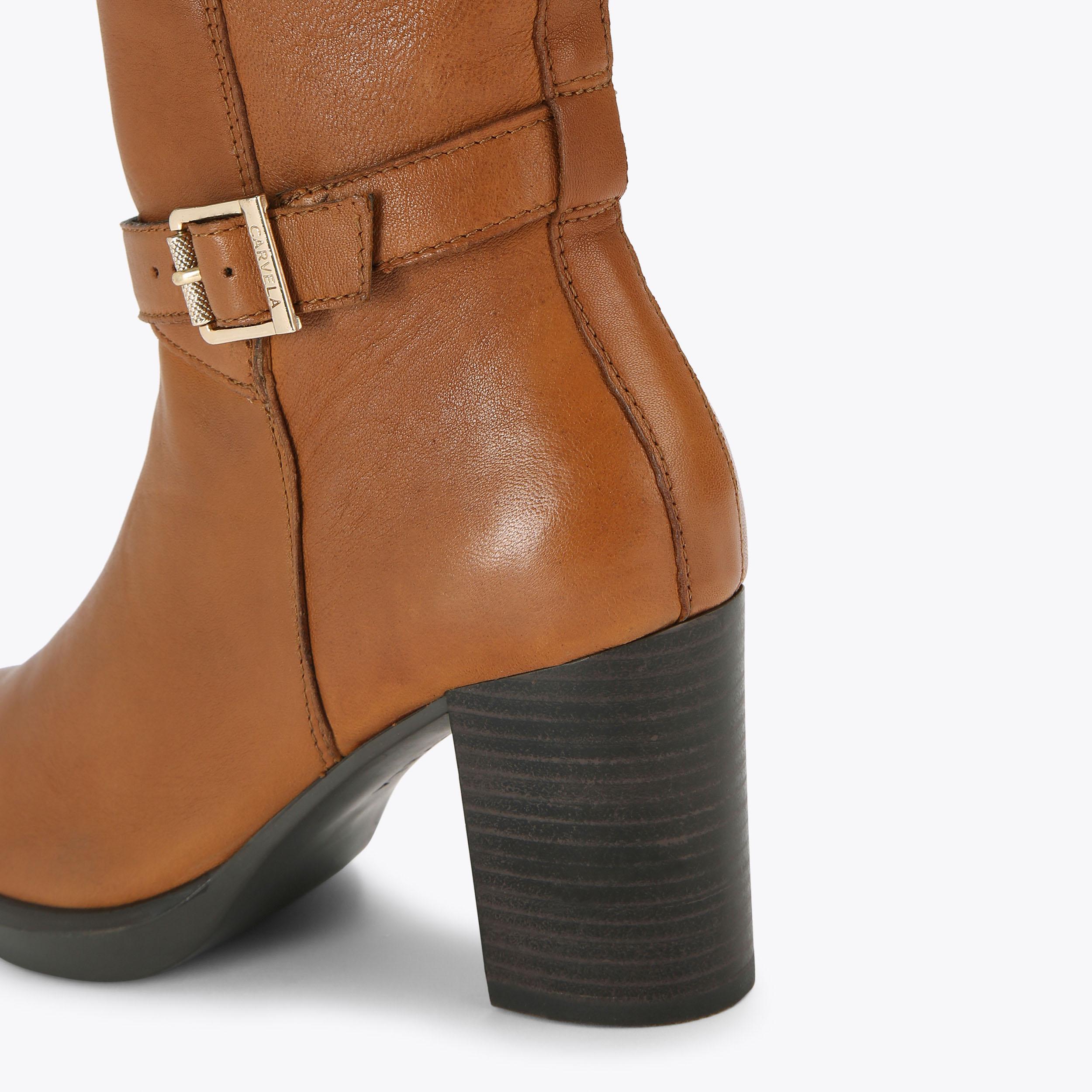 Carvela tan shop knee high boots