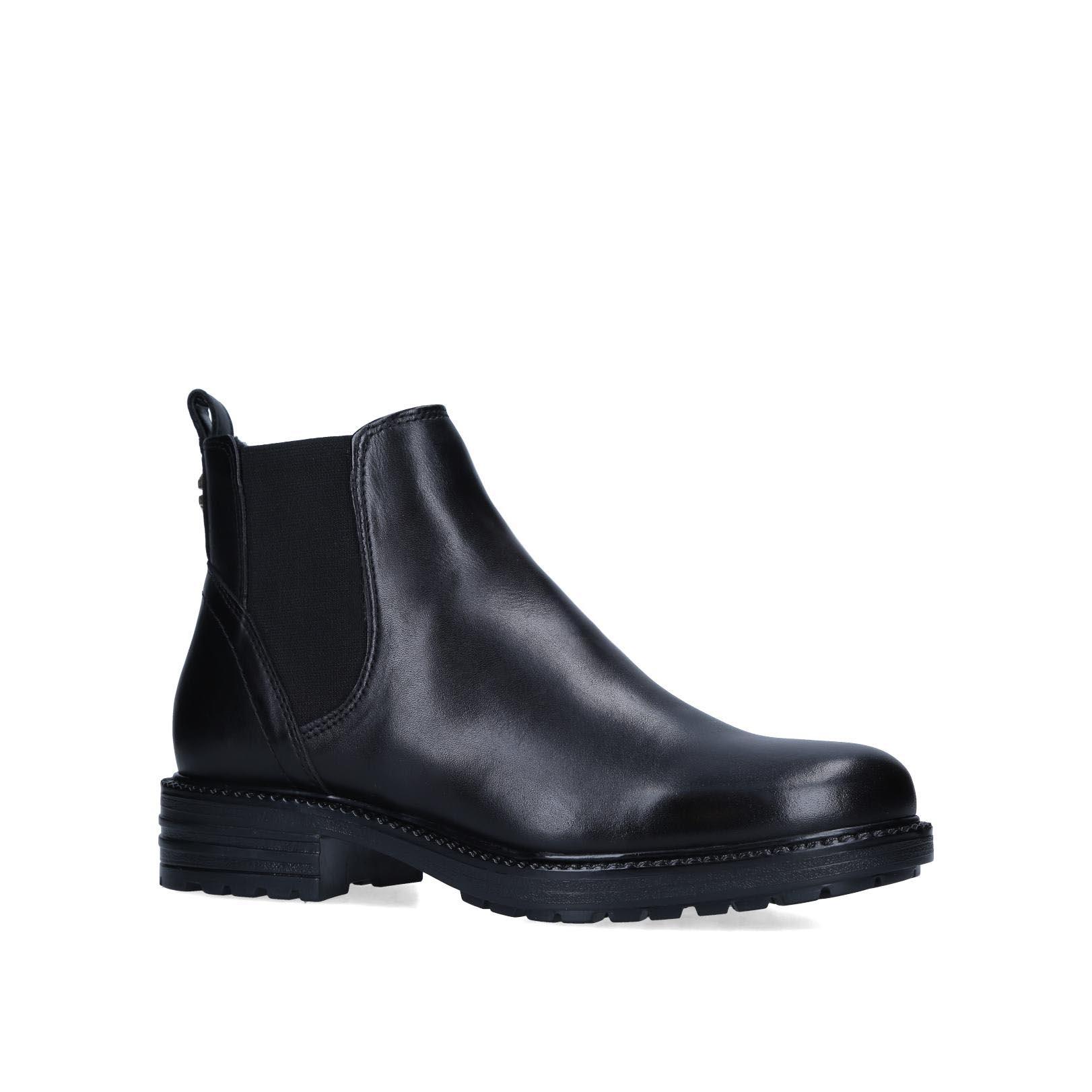 RUSS Black Leather Chelsea Boots by CARVELA COMFORT