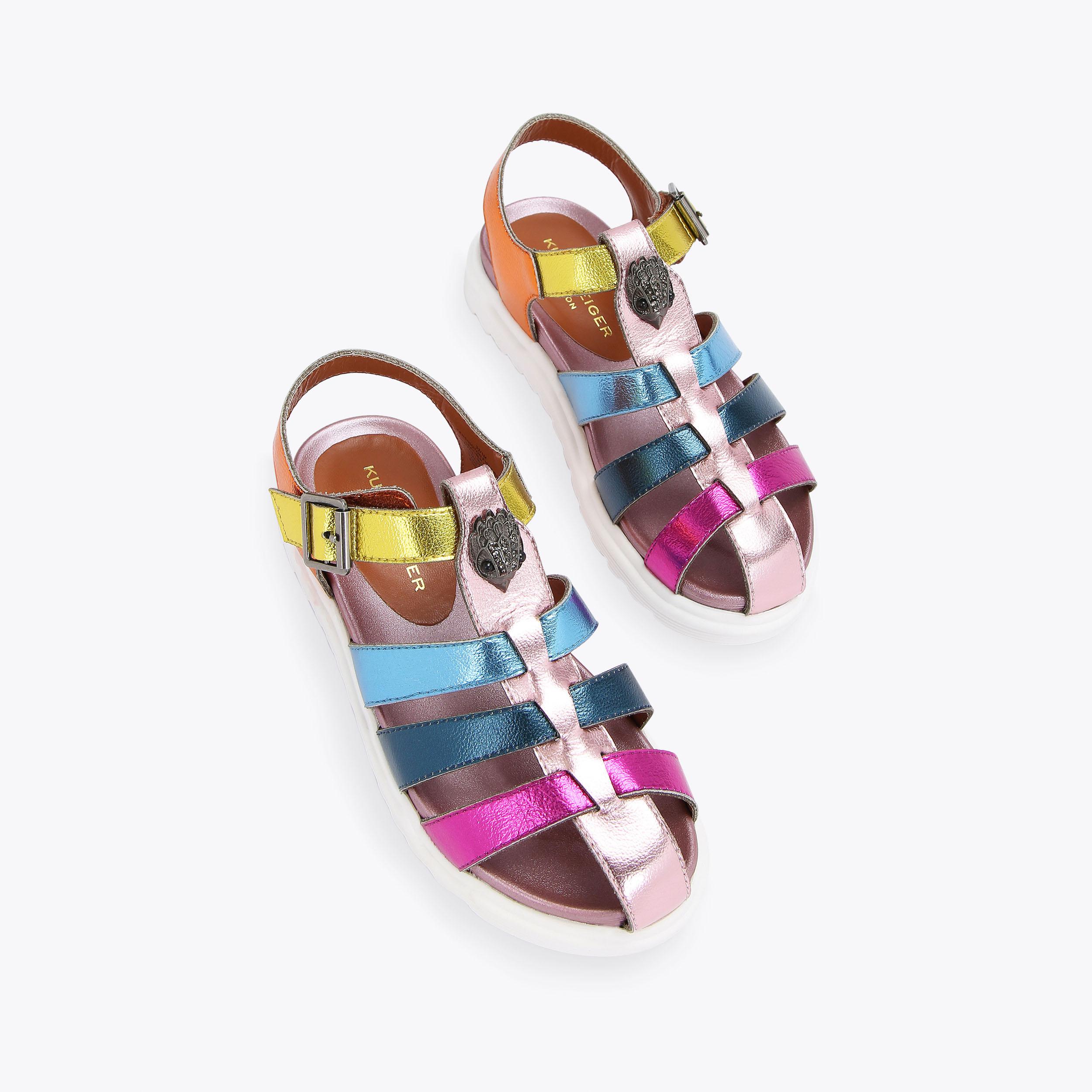 Mini melissa clearance rainbow sandals