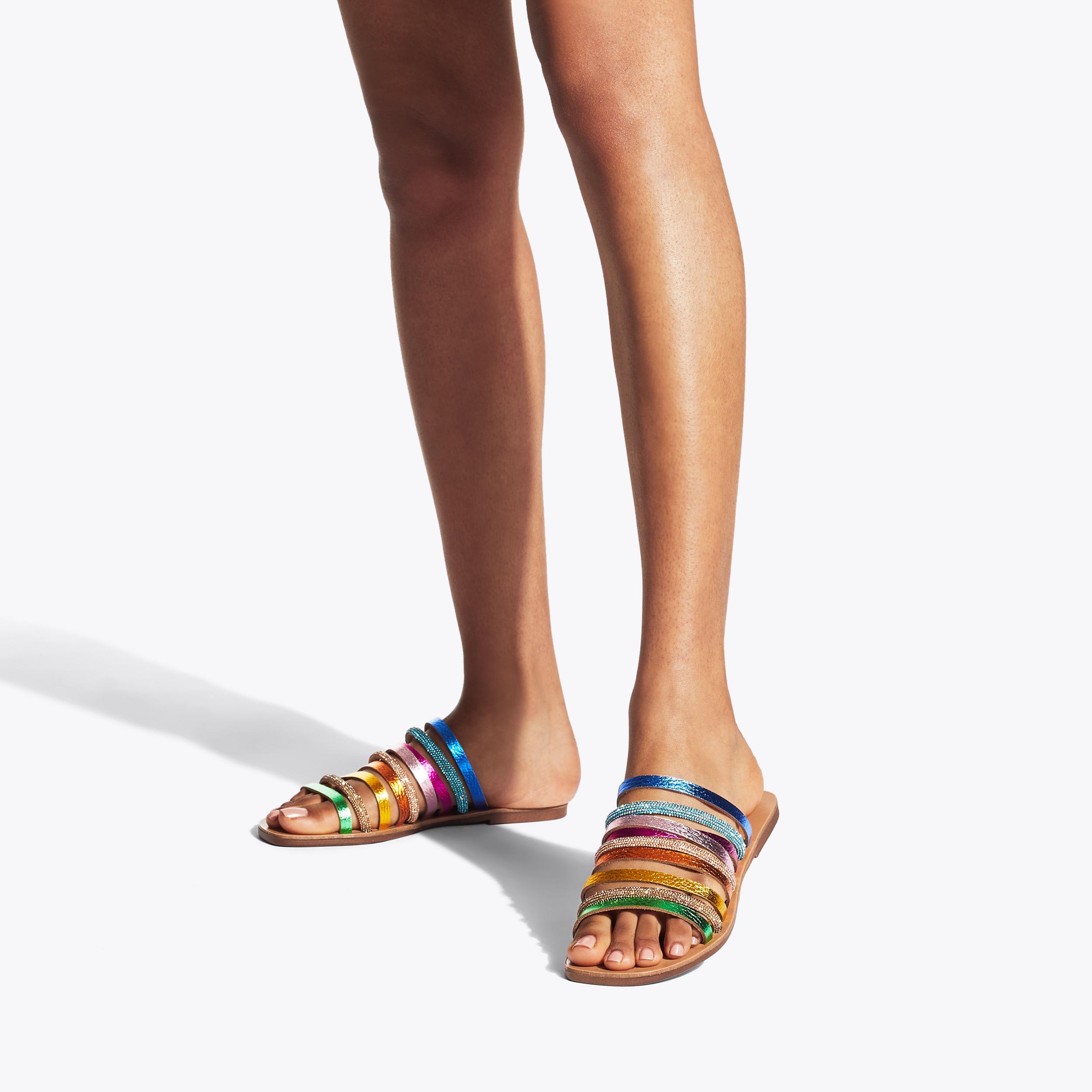 Kurt geiger best sale rainbow sandals