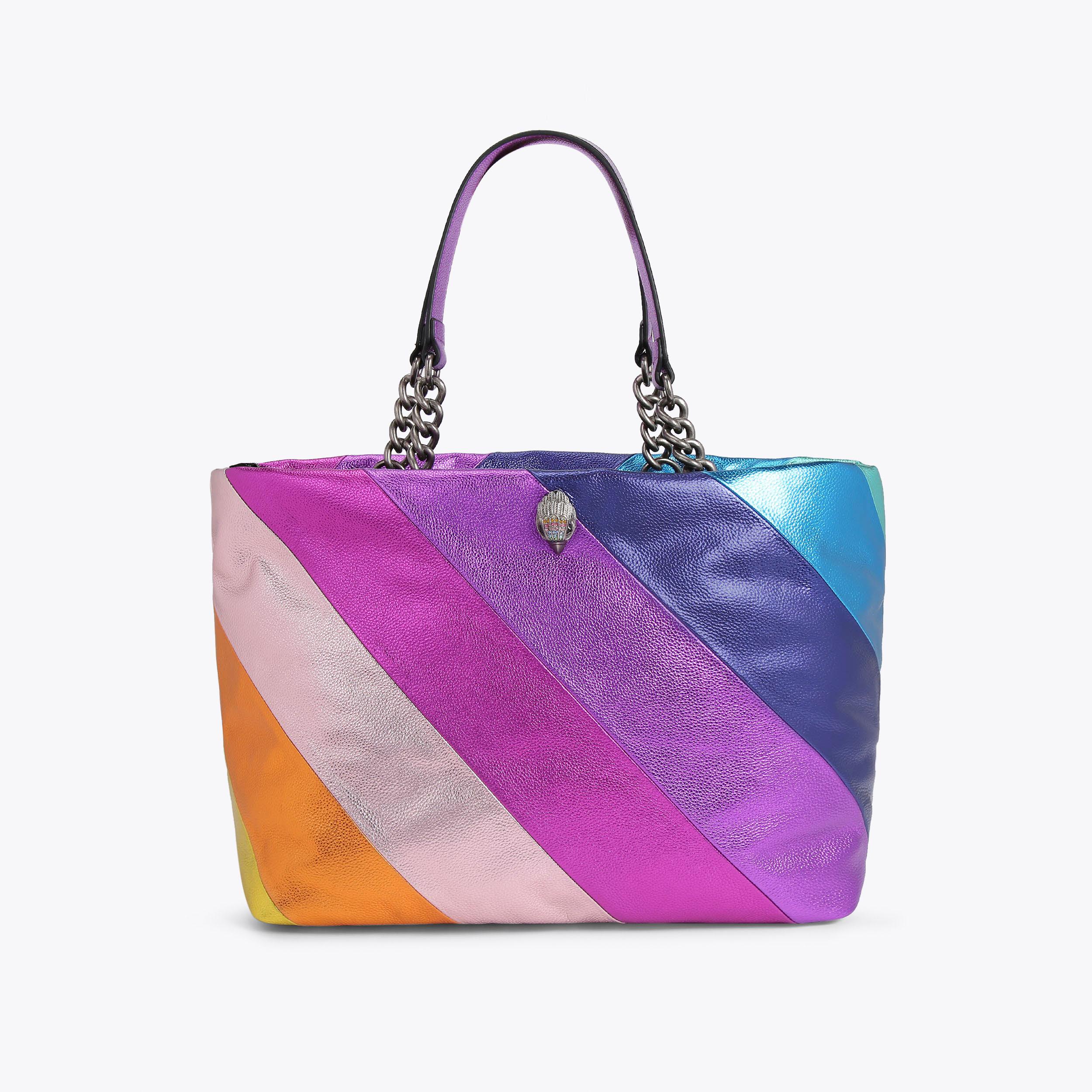 KENSINGTON SHOPPER Rainbow Leather Shopper by KURT GEIGER LONDON