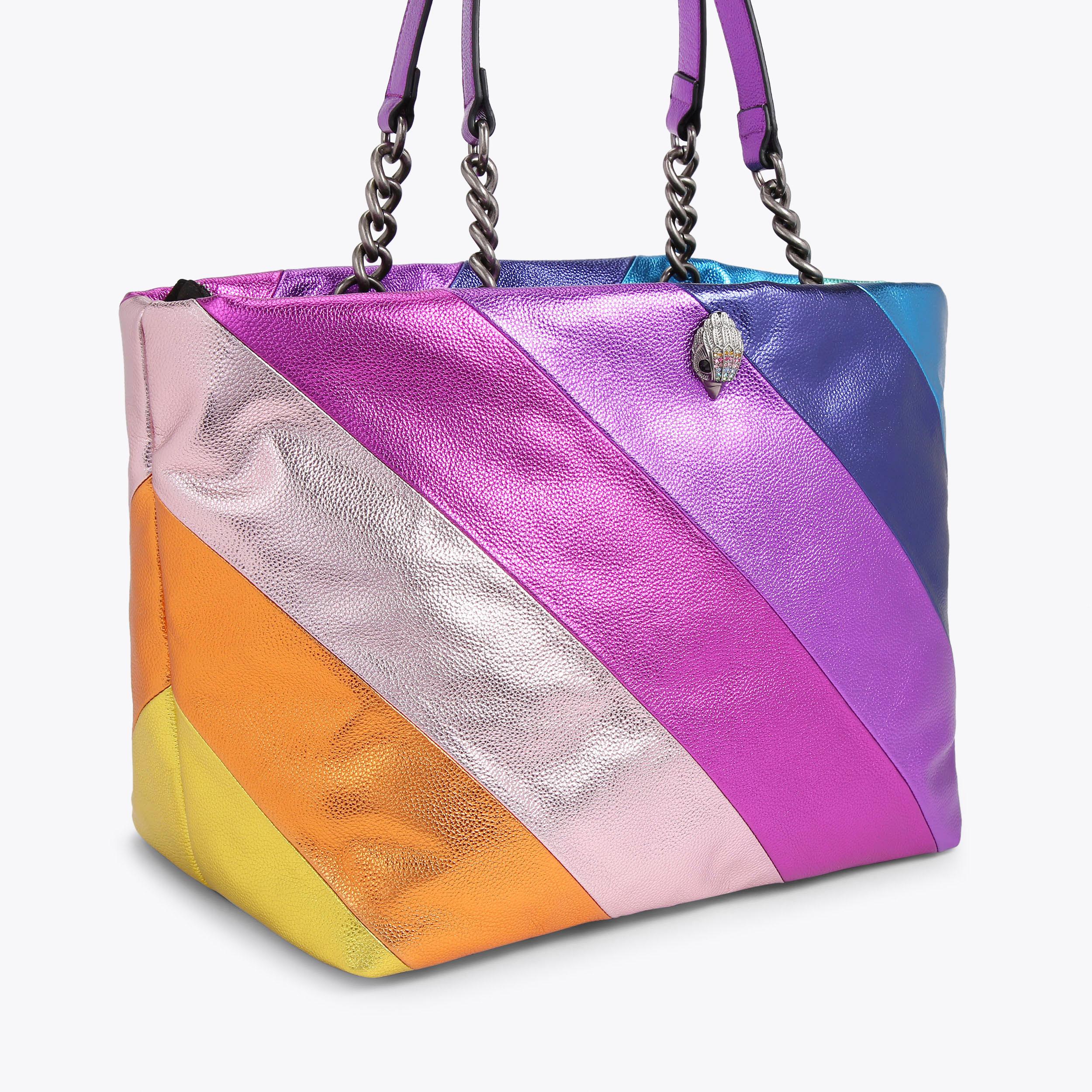 KENSINGTON SHOPPER Rainbow Leather Shopper by KURT GEIGER LONDON