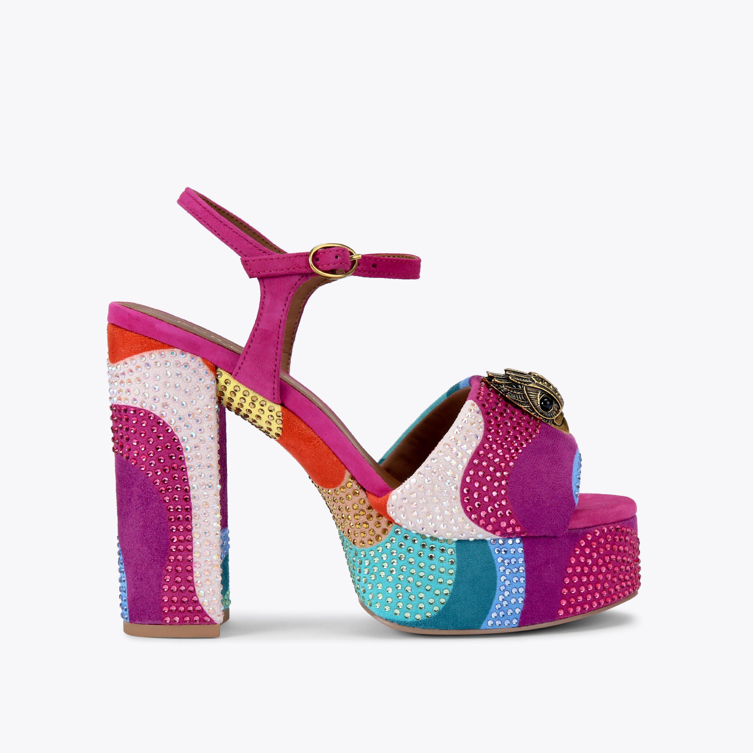 Kensington Platform Heel - multi-colored