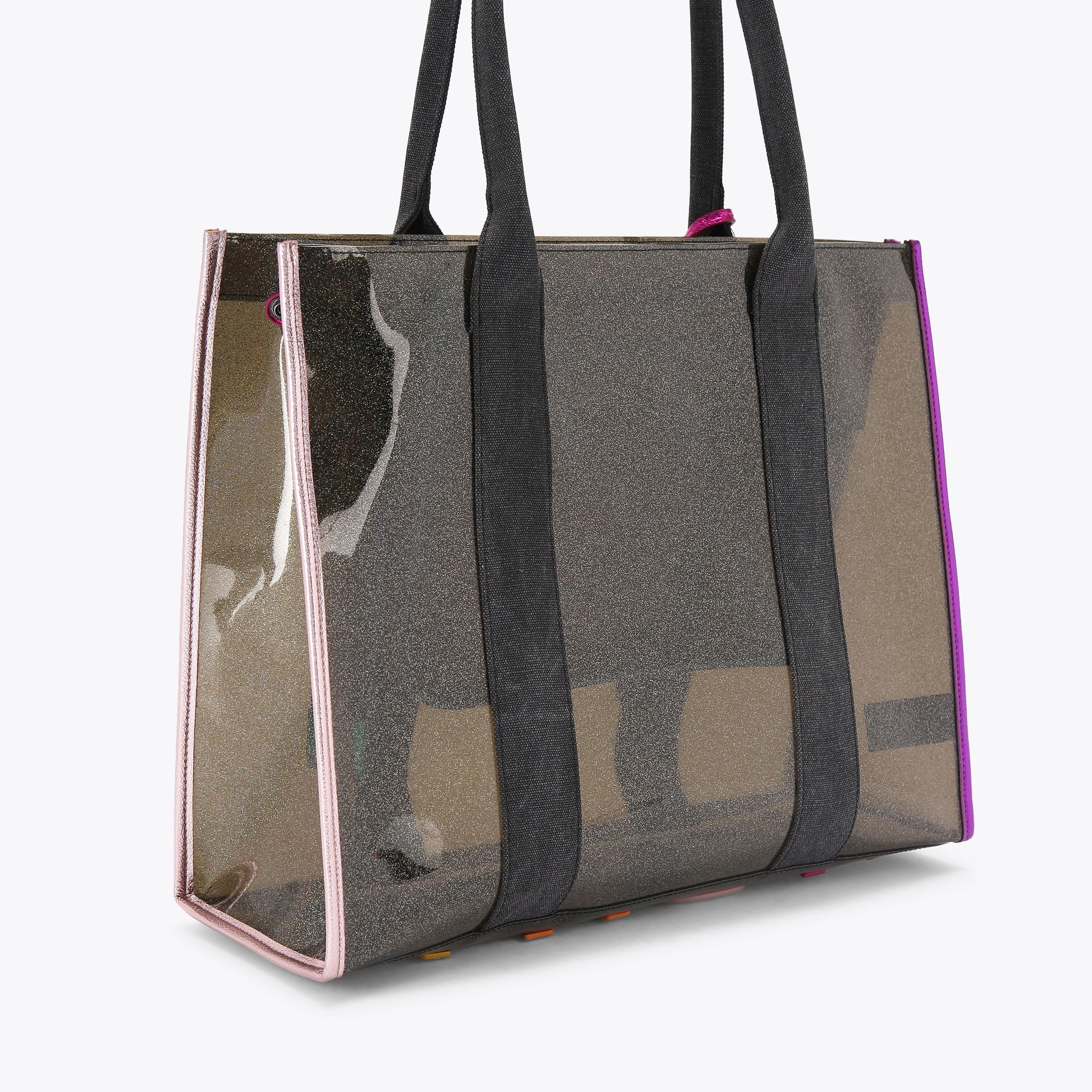 VINYL LG SOUTHBANK TOTE Vinyl Large Tote Bag by KURT GEIGER LONDON