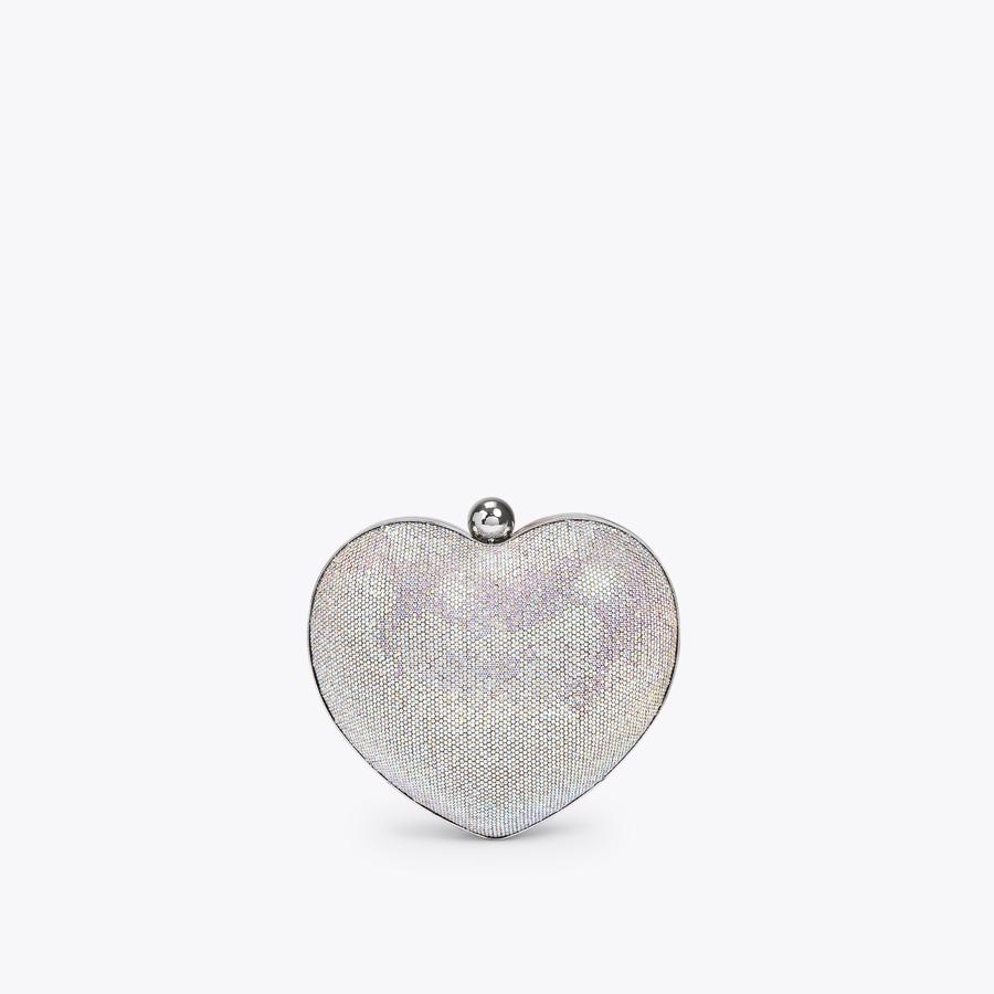 AMORE CLUTCH Crystal Heart Clutch Bag by CARVELA
