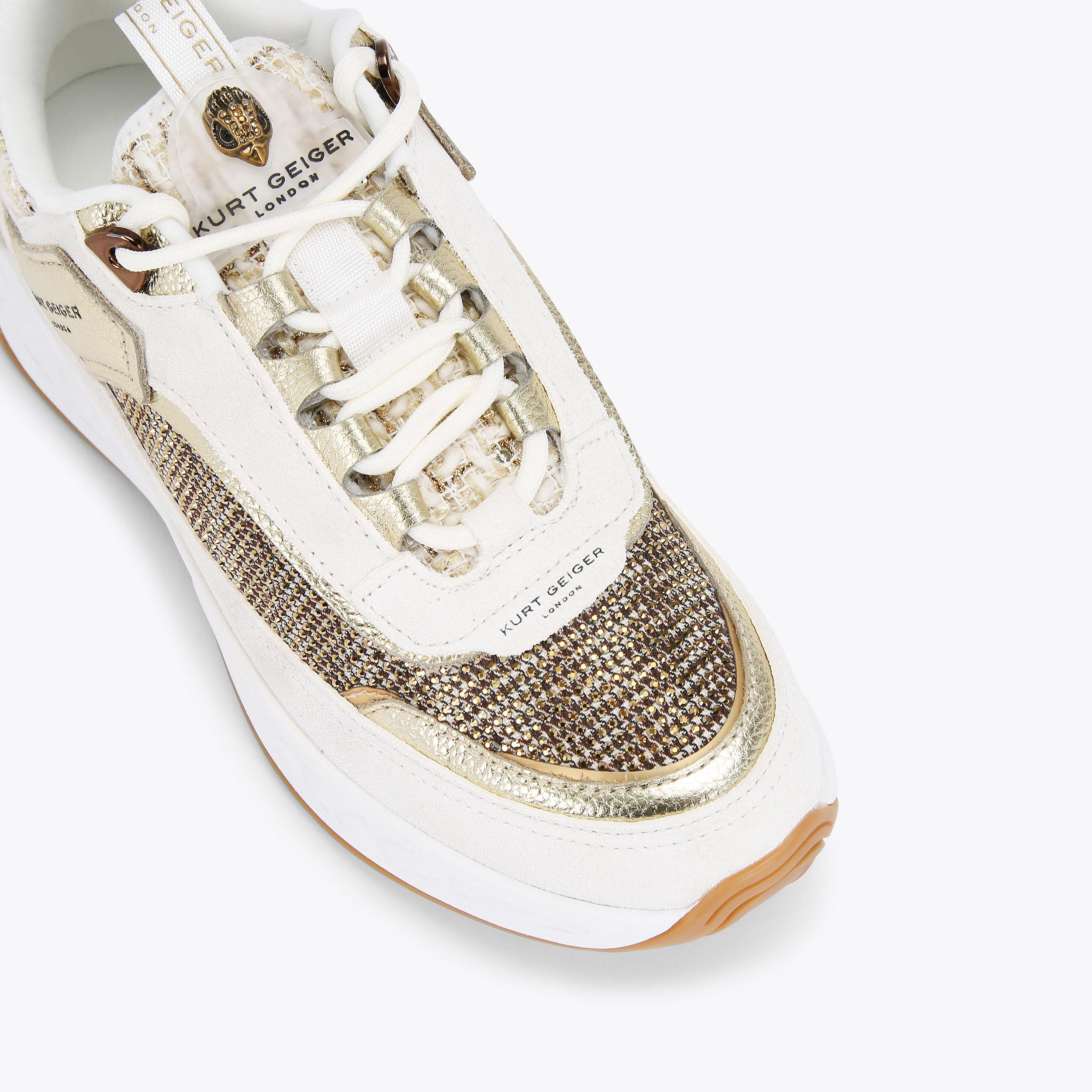 Kurt geiger studded on sale trainers