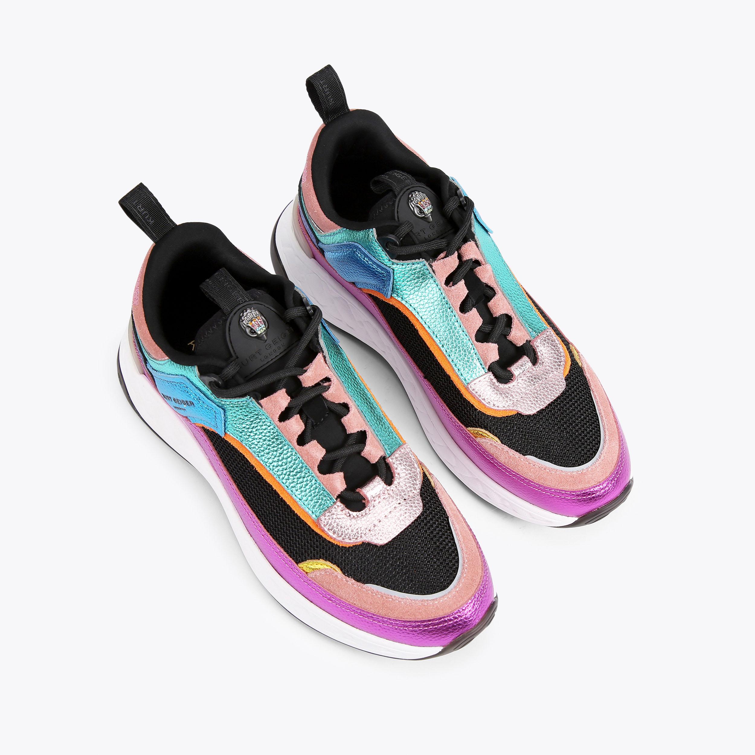 KENSINGTON SNEAKER Multi-Colour Lace Up Chunky Trainers by KURT 