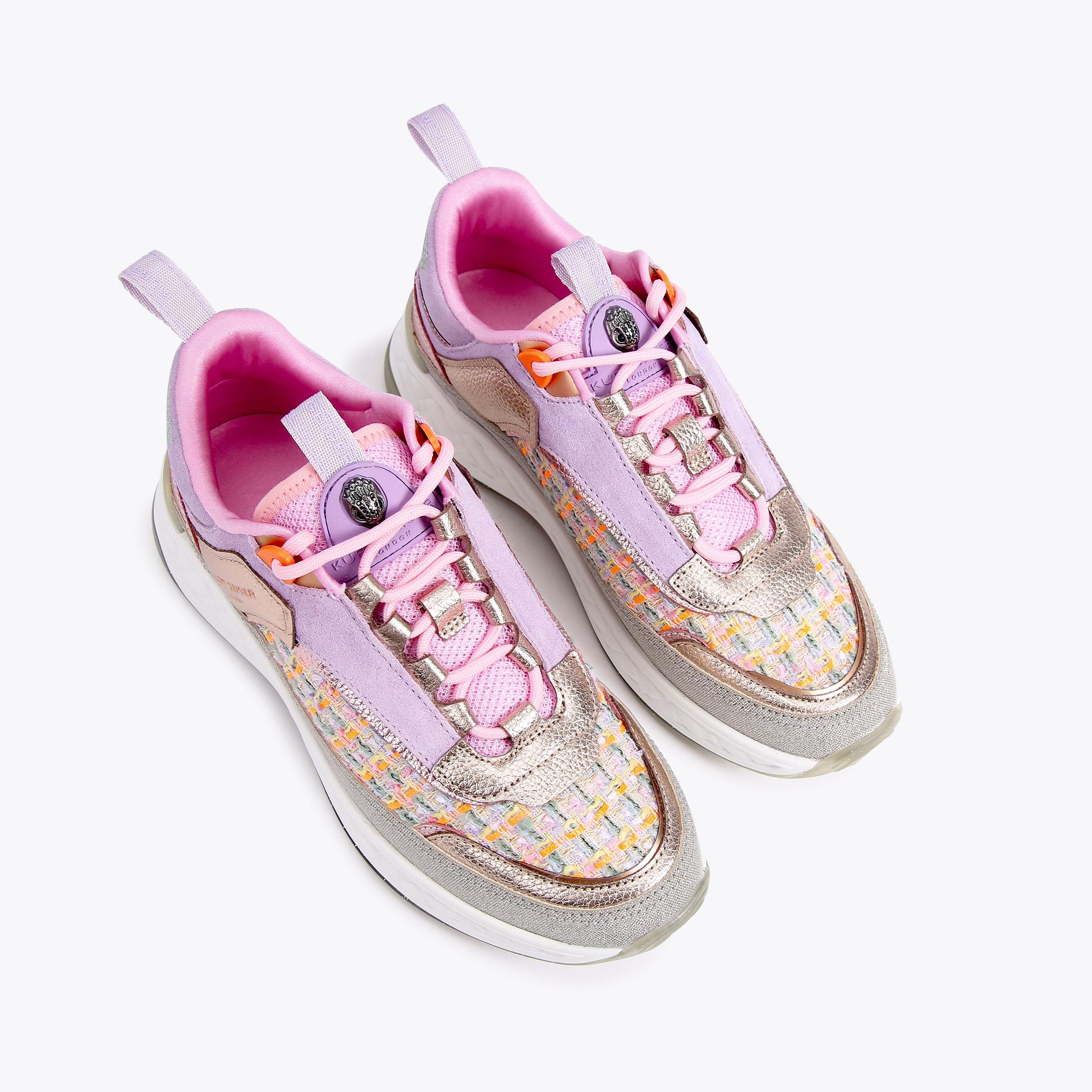 Pink kurt geiger trainers hotsell