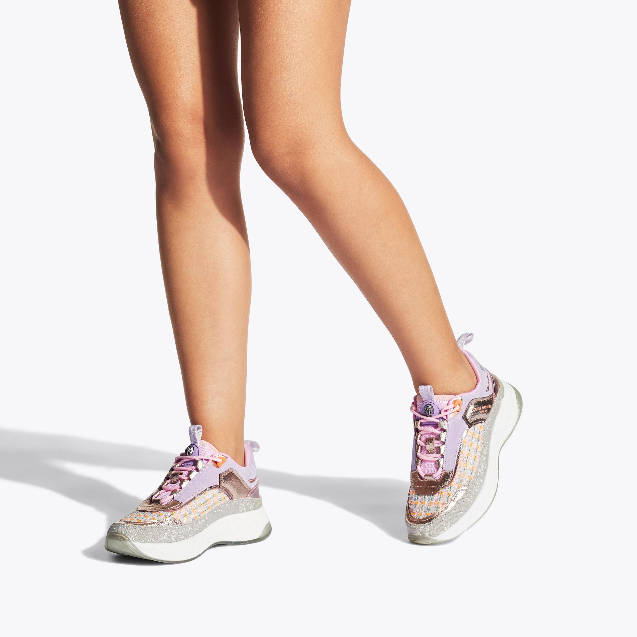 Pink kurt geiger trainers online