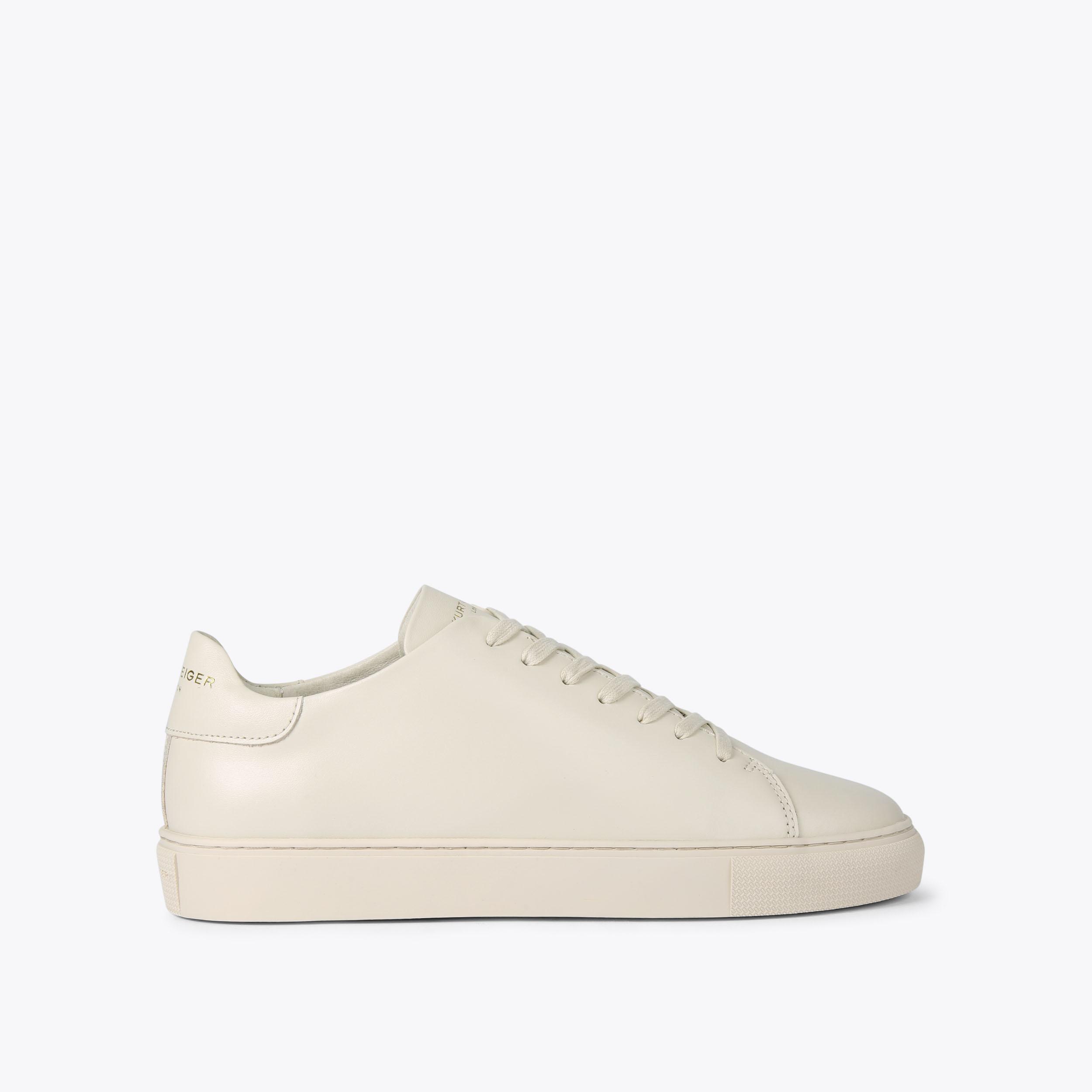 LENNON Pale Pink Leather Lace Up Sneakers by KURT GEIGER LONDON LENNON Pale Pink Leather Lace Up Sneakers by KURT GEIGER LONDON