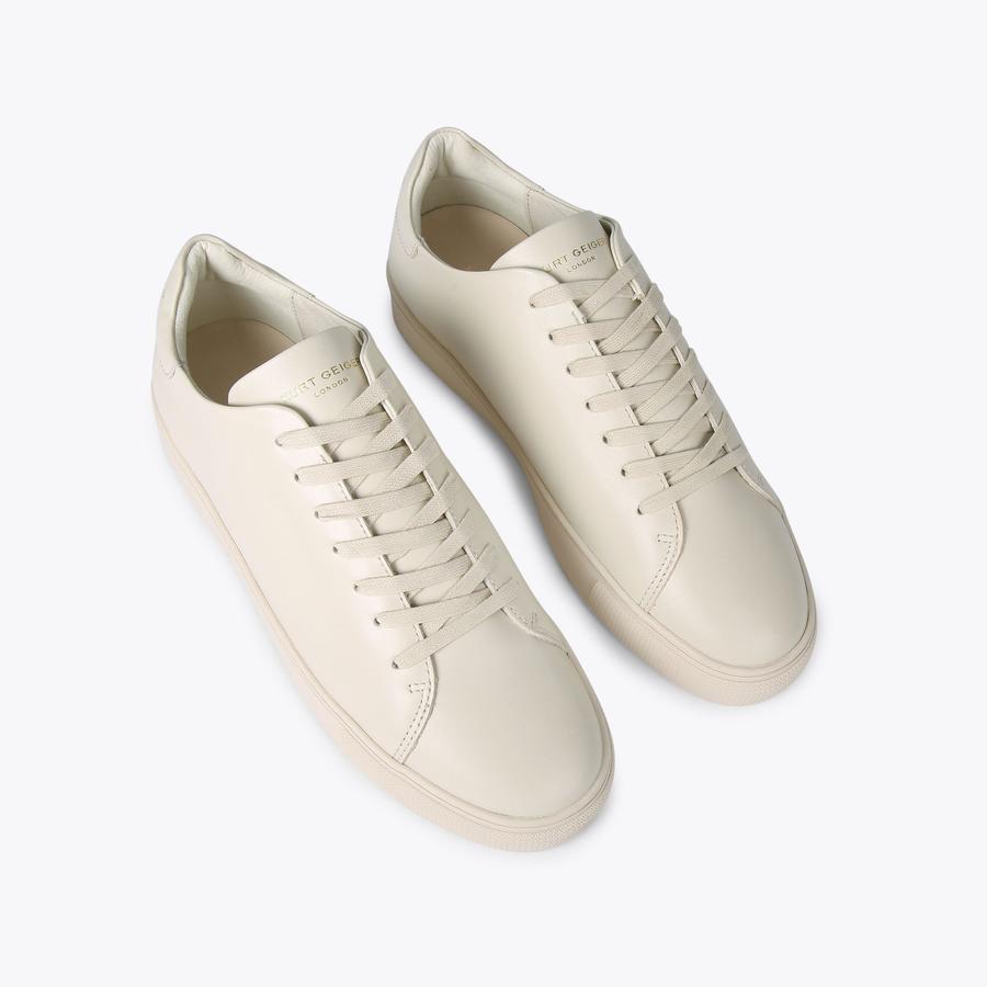 LENNON Bone Leather Sneakers by KURT GEIGER LONDON LENNON Bone Leather Sneakers by KURT GEIGER LONDON