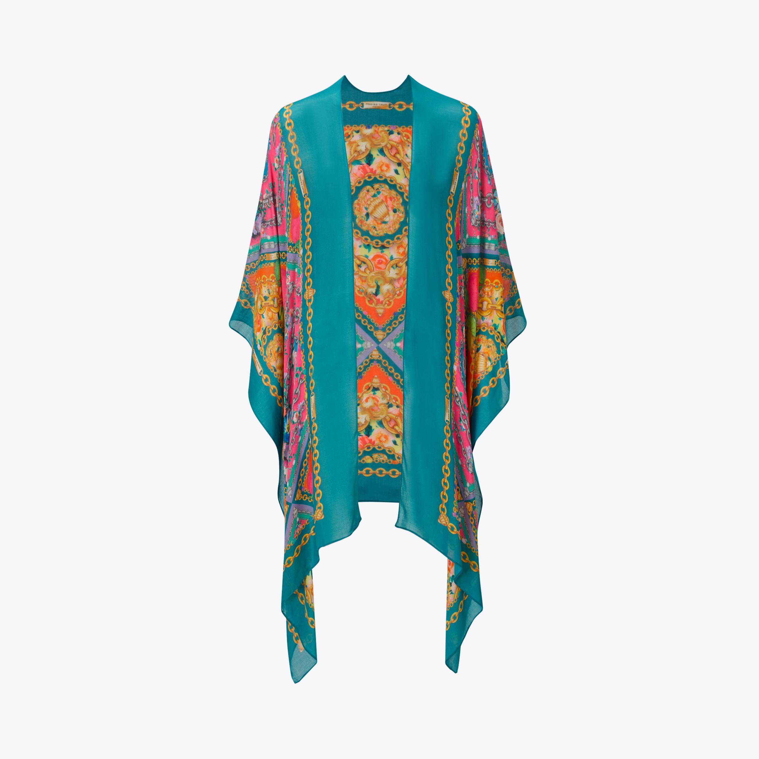 PRINTED RUANA Printed Shawl by KURT GEIGER LONDON