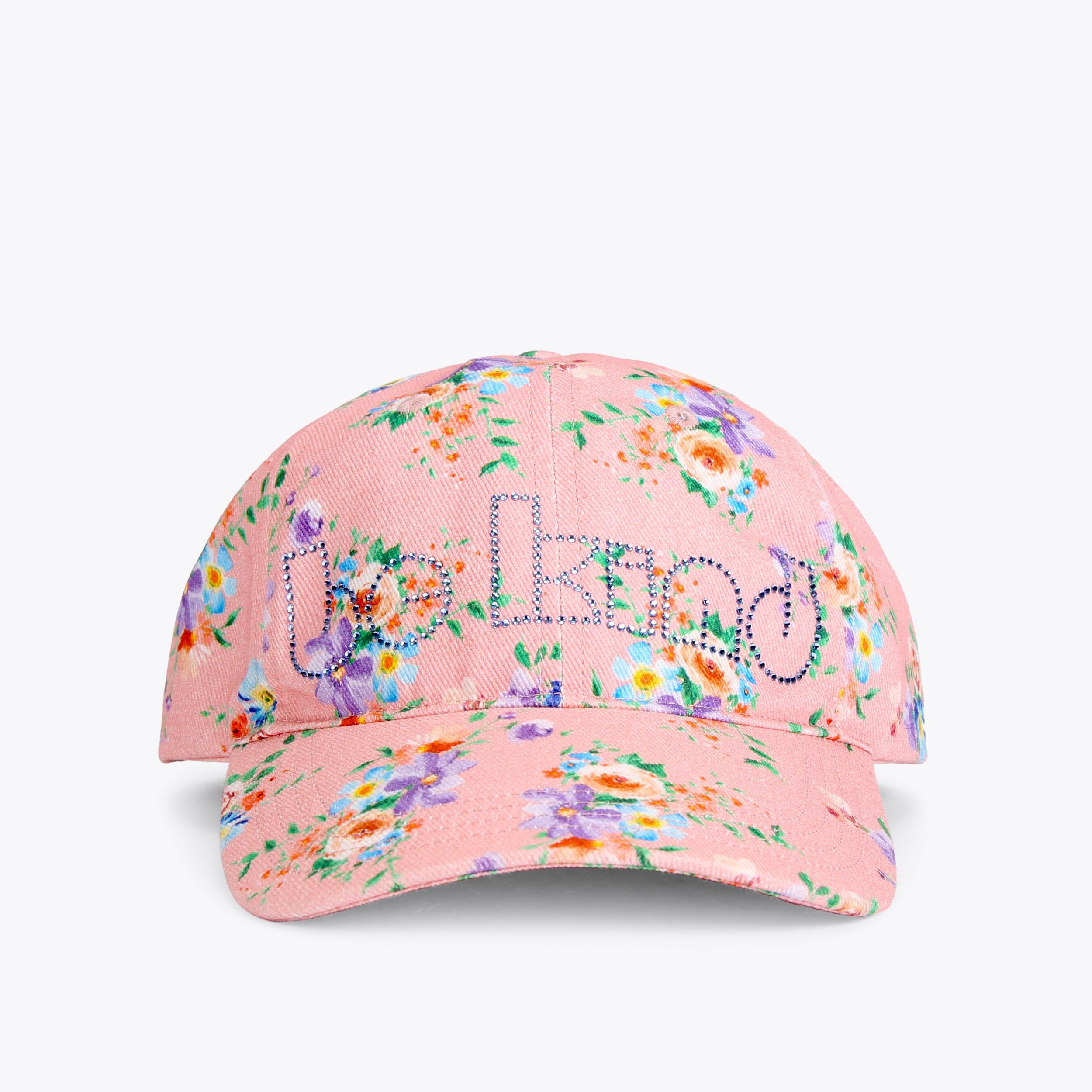 BE KIND CAP Pink Baseball Cap by KURT GEIGER LONDON