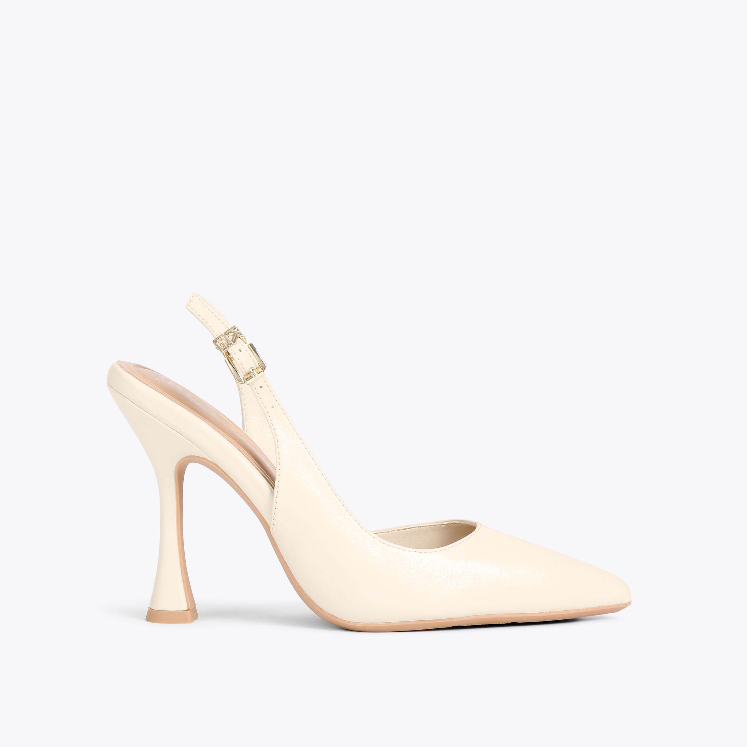 Bone coloured clearance heels