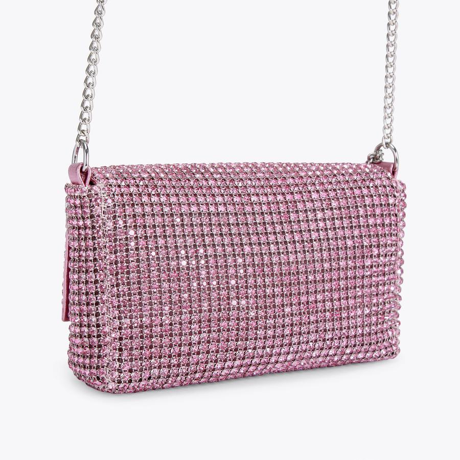 SHINEBRIGHT Pink Crystal Bag by CARVELA