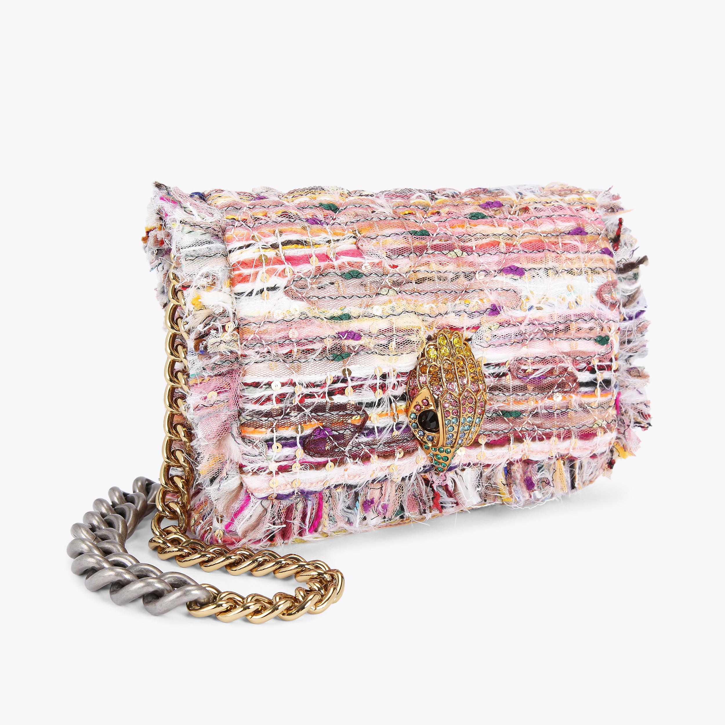Kurt geiger pink tweed bag hotsell