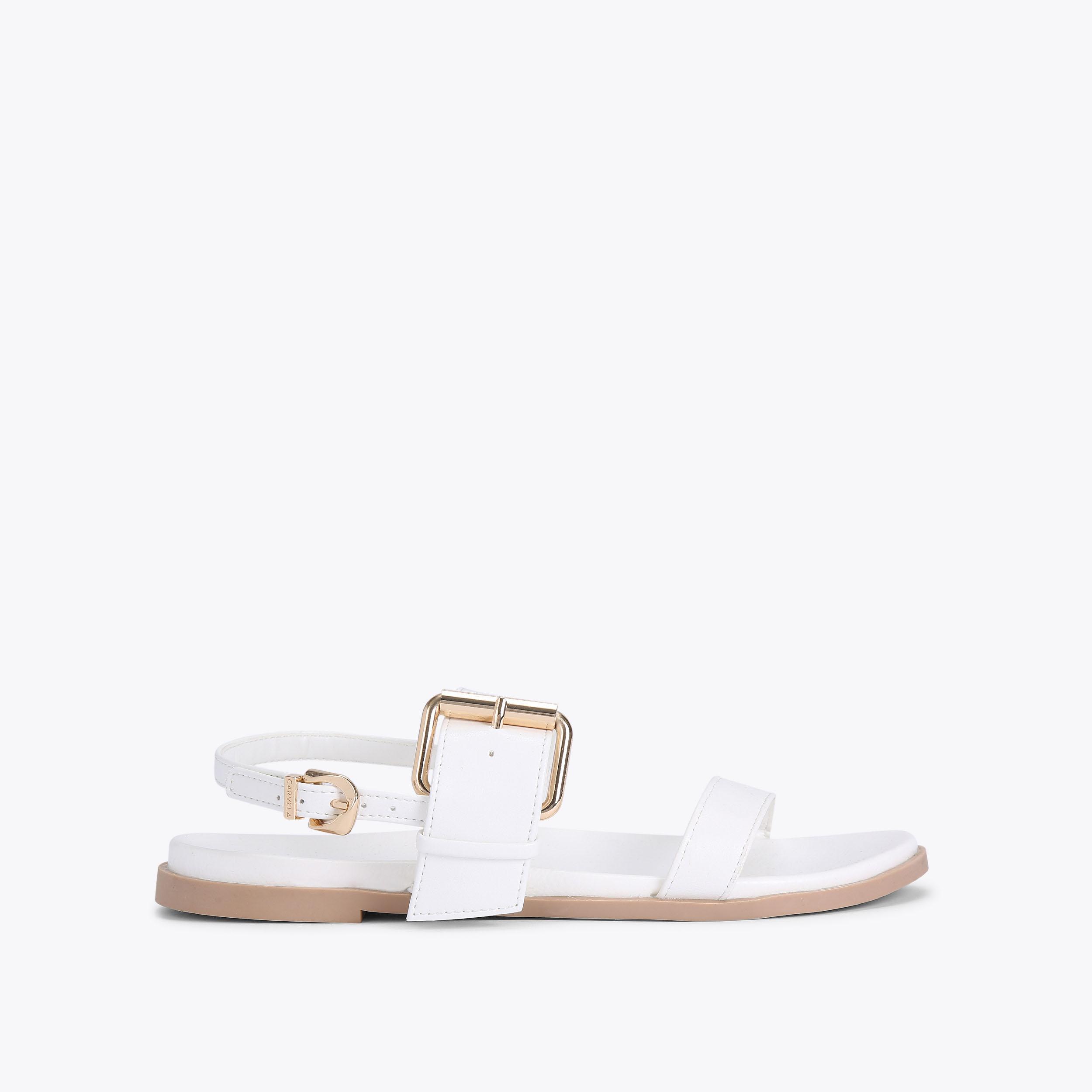 Carvela white deals flip flops