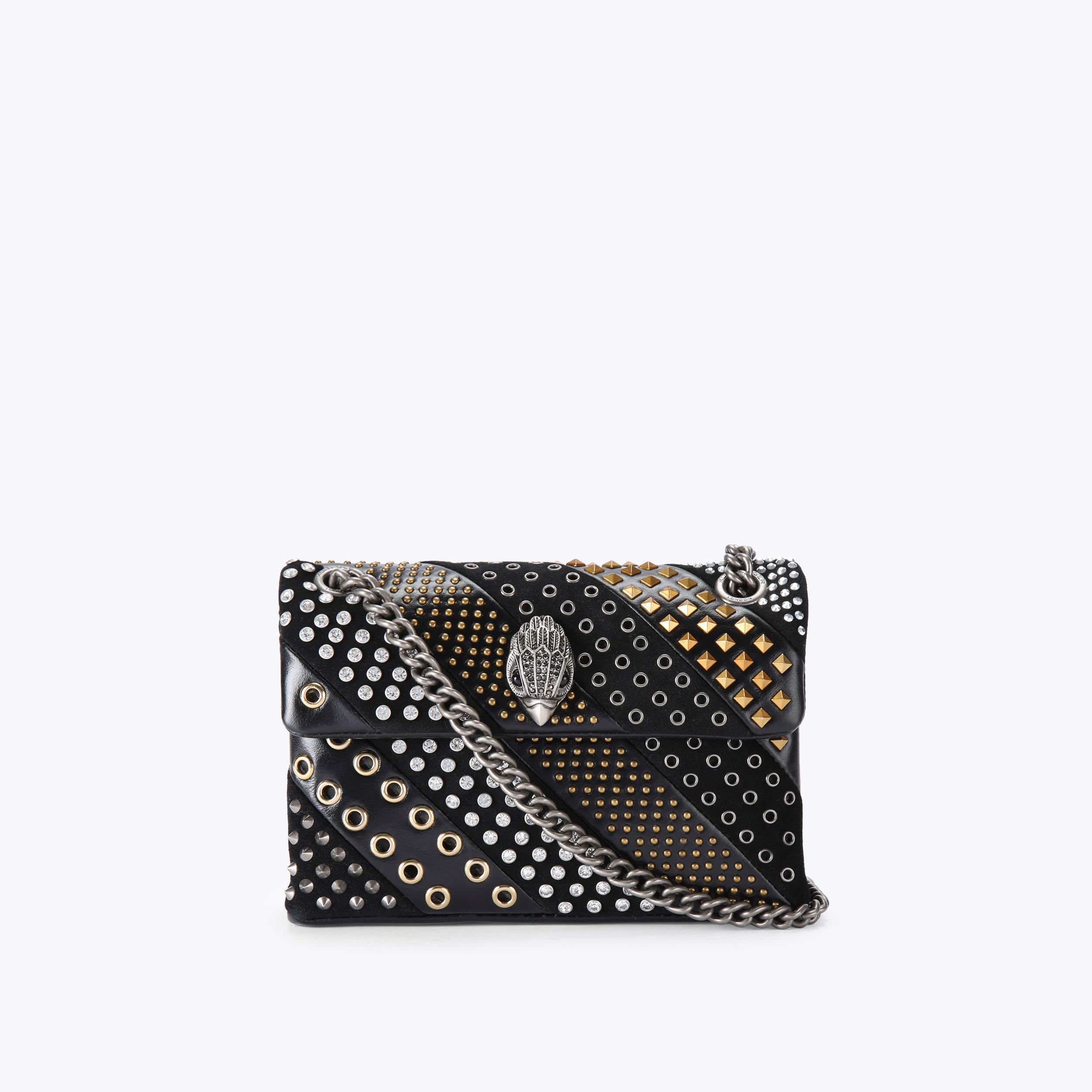 MINI KENSINGTON STUDS Leather Cross Body Bag by KURT GEIGER LONDON