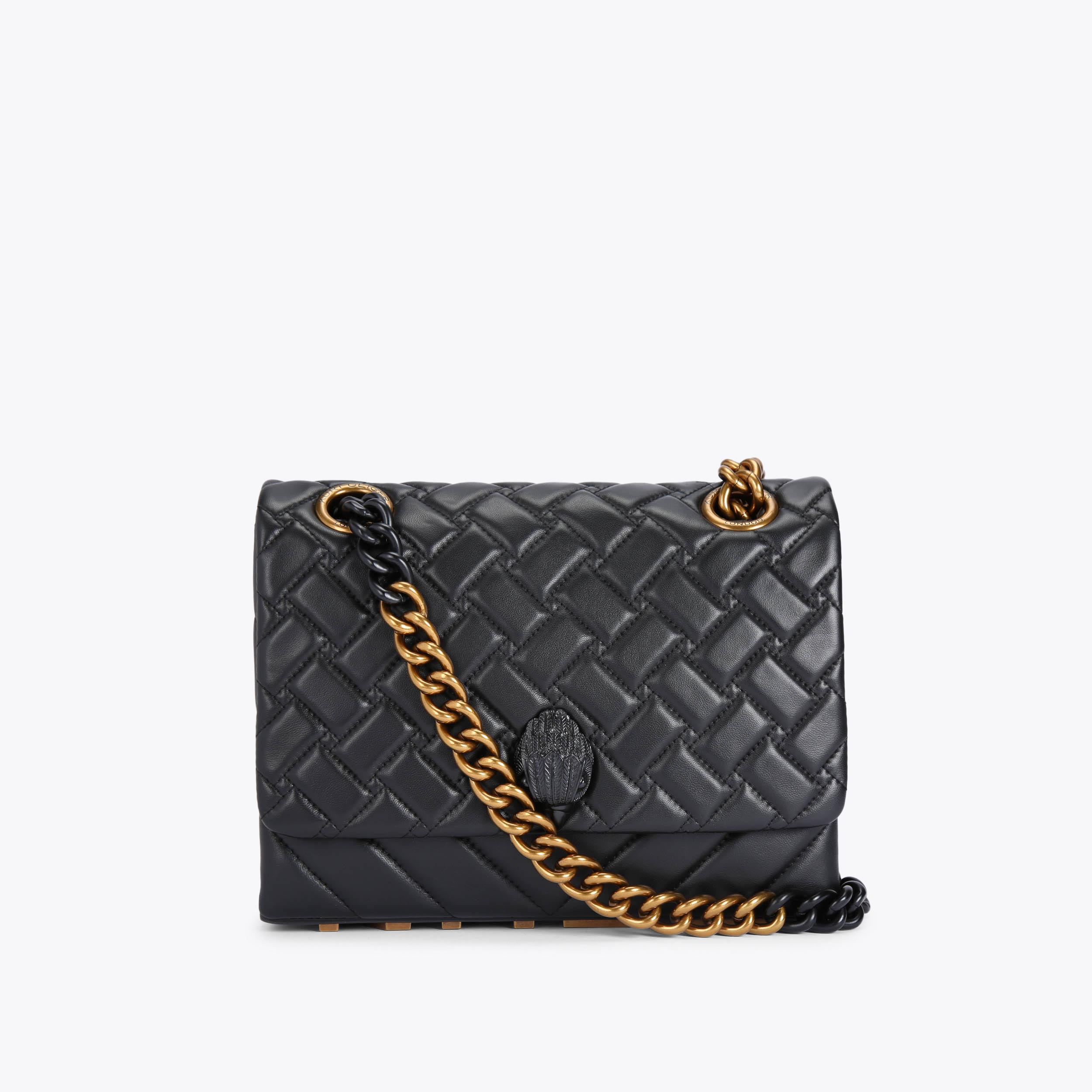 Kensington quilted leather shoulder bag kurt geiger london sale