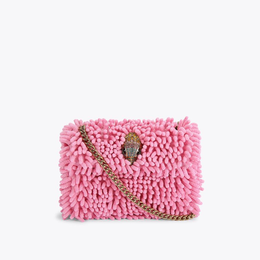 Medium Kensington Sequins Crossbody HOT PINK Bag KURT store GEIGER LONDON