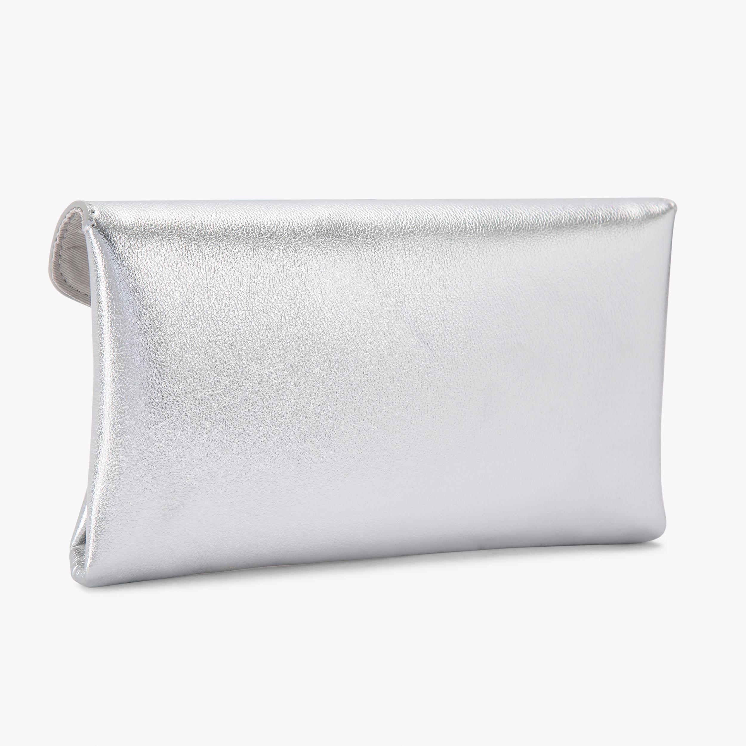 Antonia Envelope Clutch - Silver
