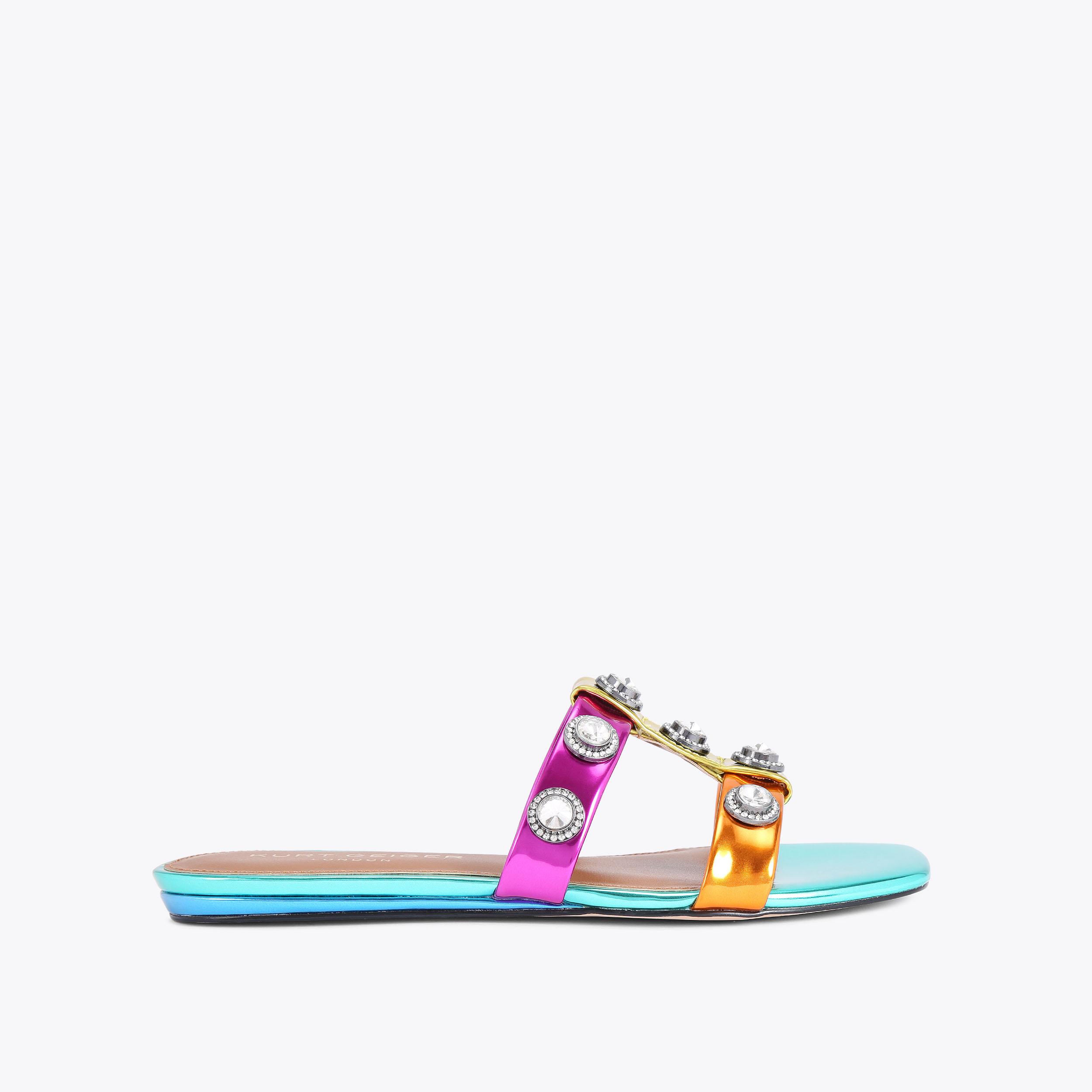 Kurt geiger deals rainbow sandals