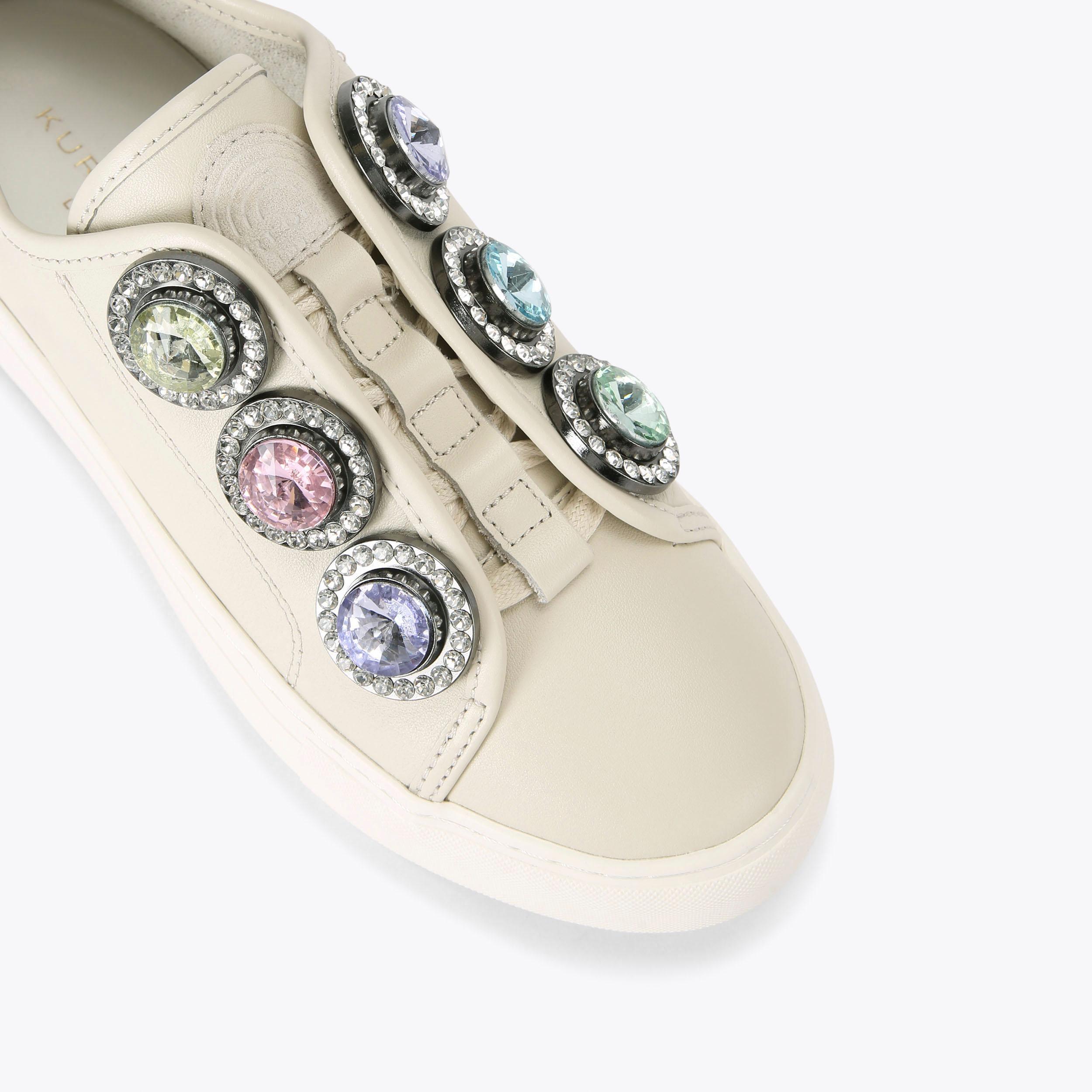 LANEY OCTAVIA Bone Leather Sneaker by KURT GEIGER LONDON